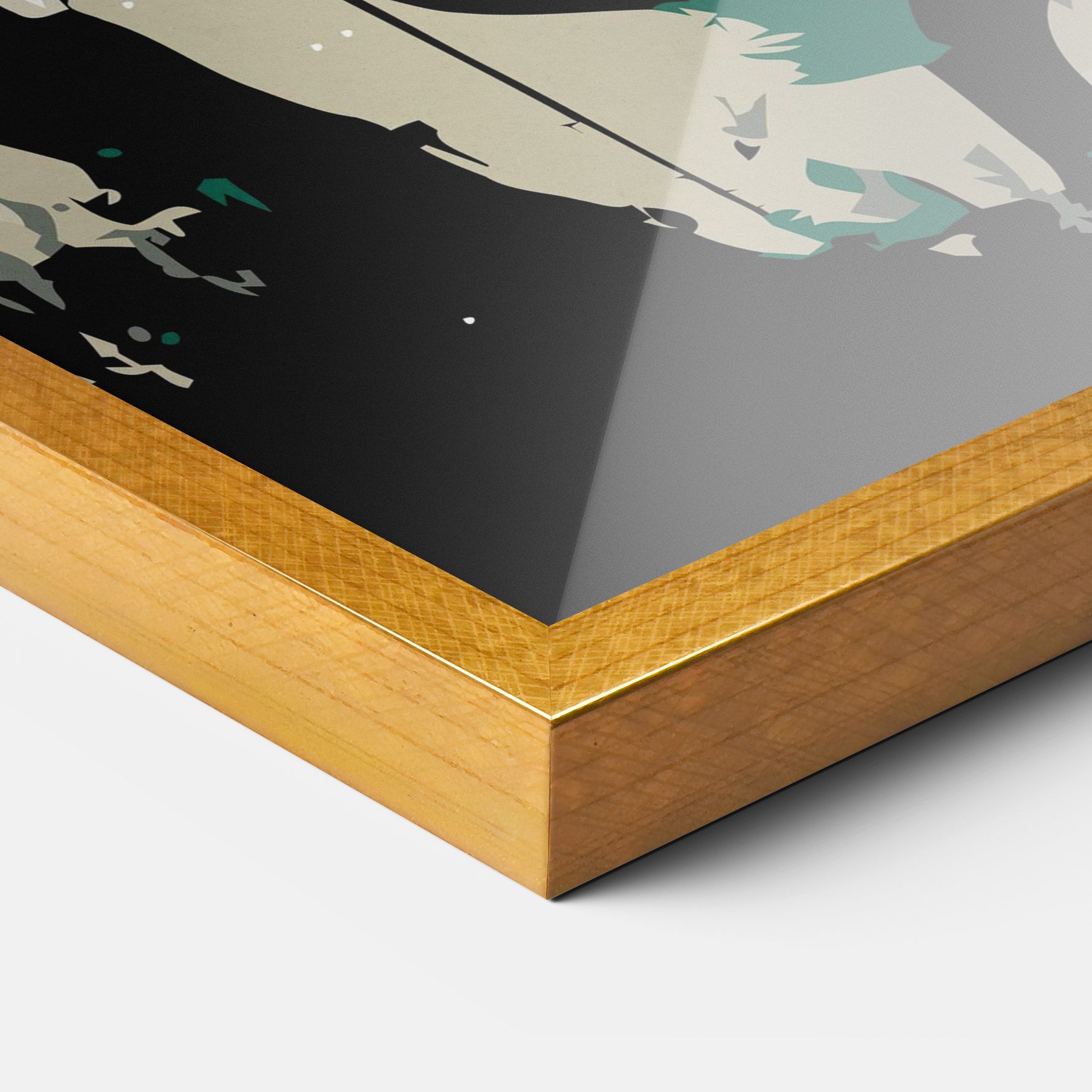 Black Green Horse mockup 3