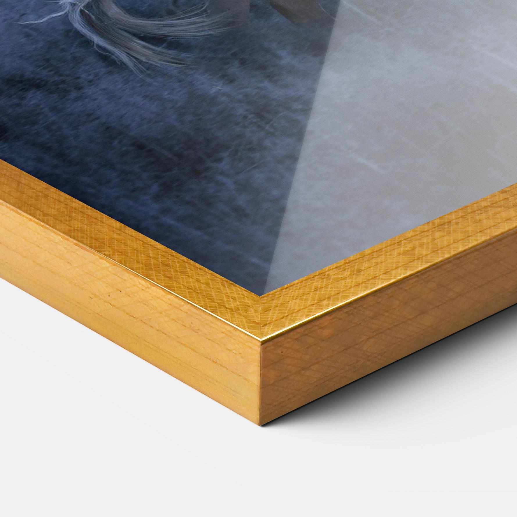 Gerahmte Poster Blue Moon Unicorn mockup 3