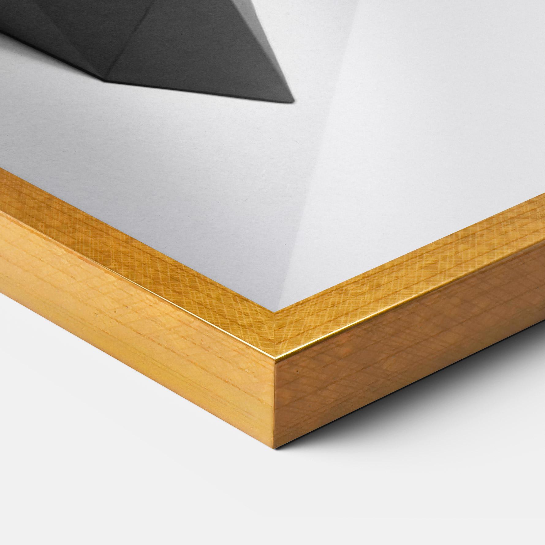 Gerahmte Poster Geometrical Unicorn mockup 3