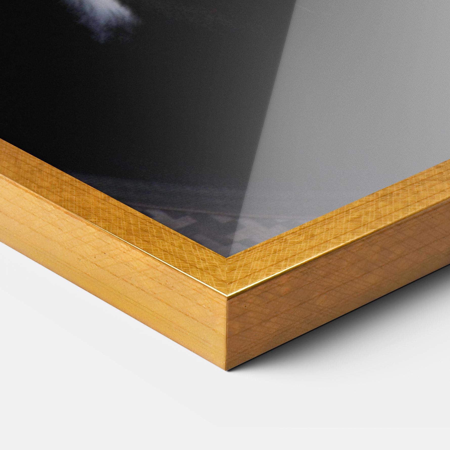 Gerahmte Poster Horse Black Portrait mockup 3