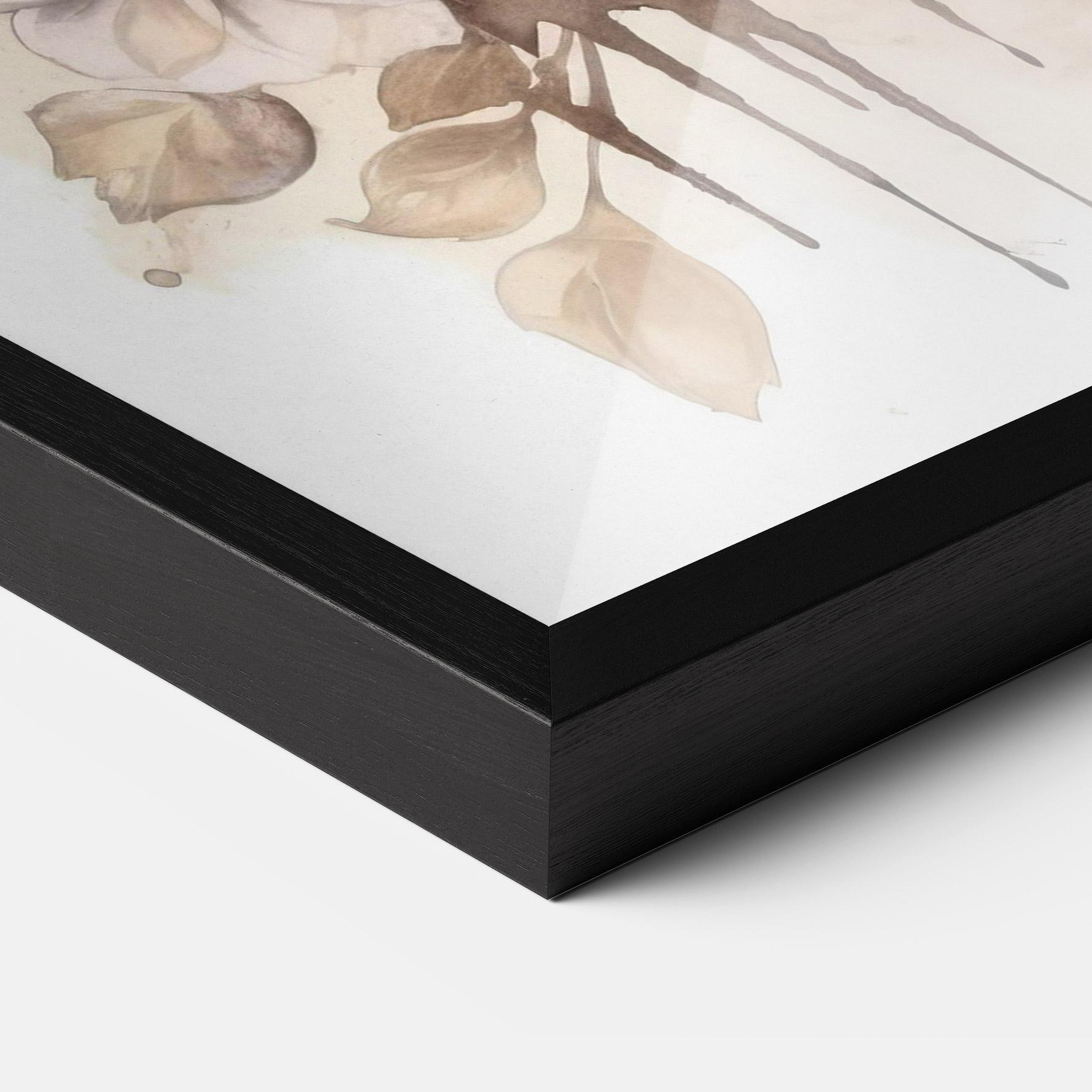 Gerahmte Poster Flower Brown Horse mockup 3