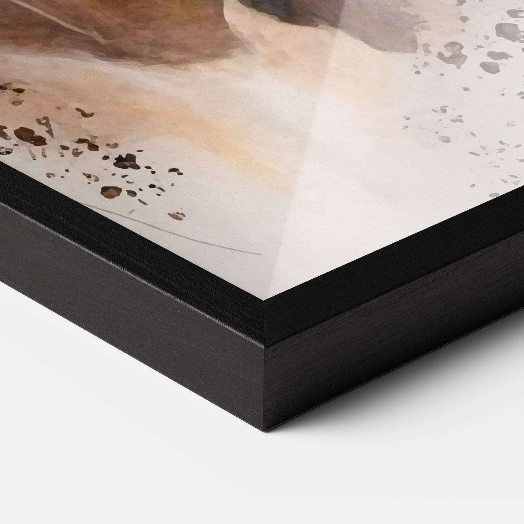 Gold Horse Painting mockup 3