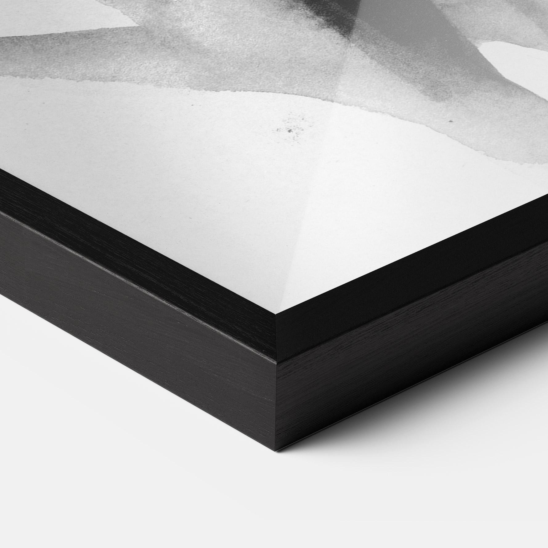 Gerahmte Poster Ink Watercolor Horse mockup 3