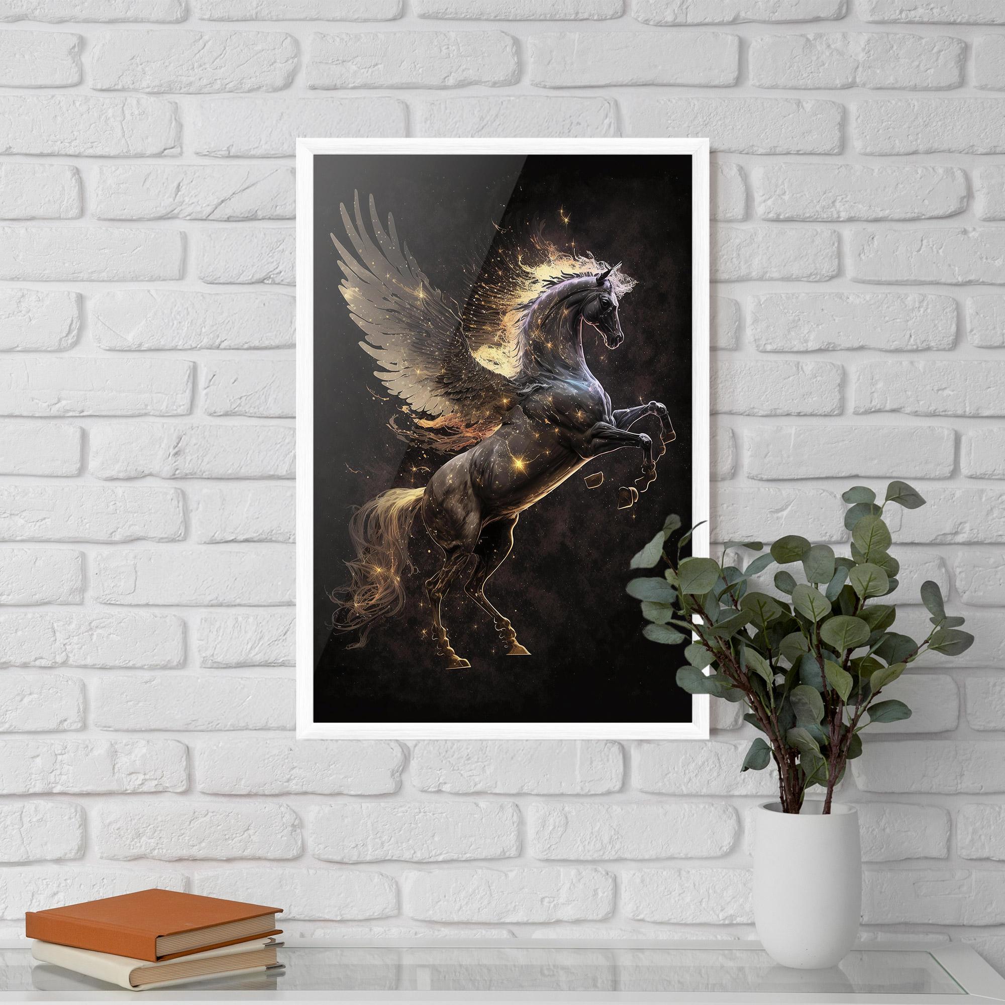 Gerahmte Poster Galaxy Pegasus mockup 5