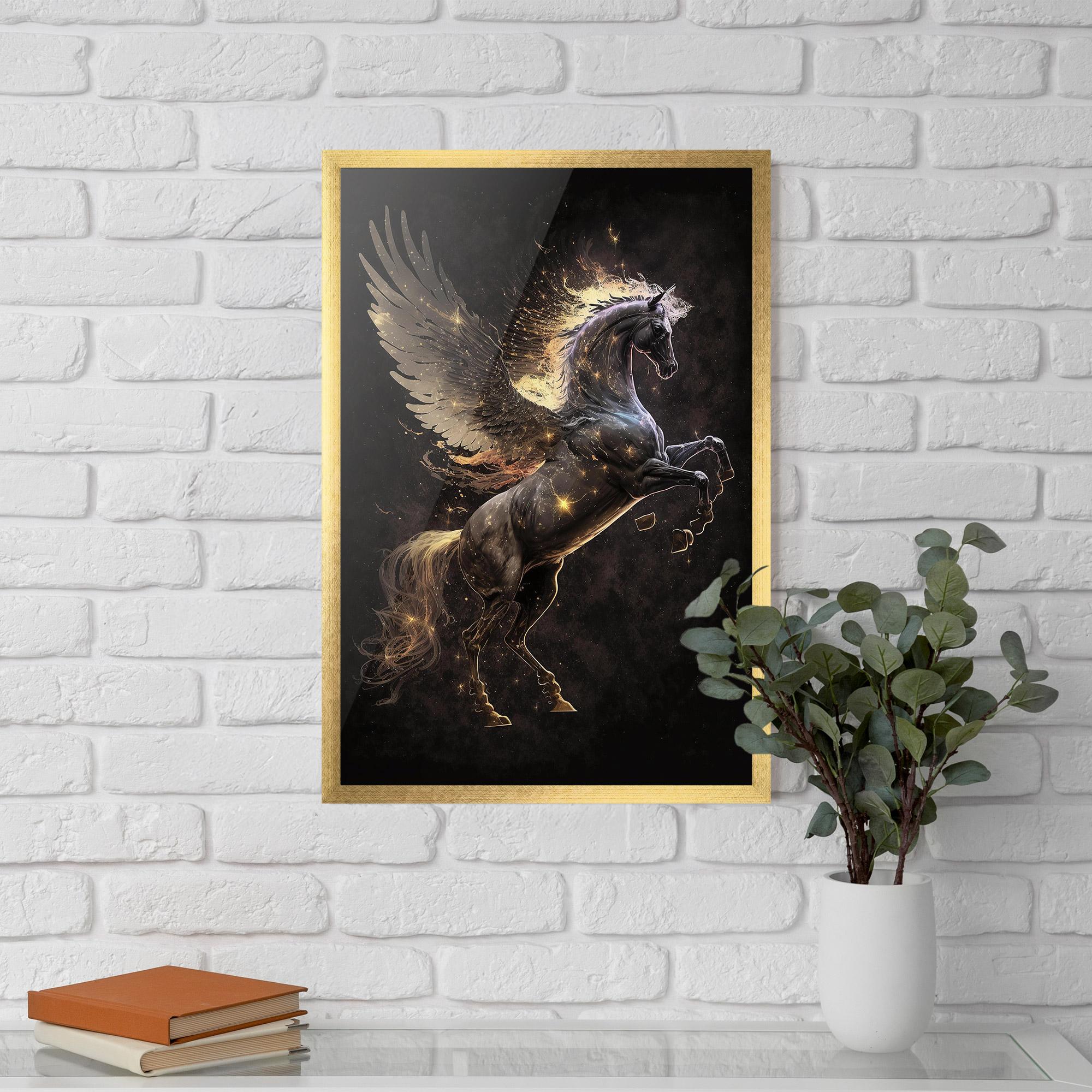 Gerahmte Poster Galaxy Pegasus mockup 5