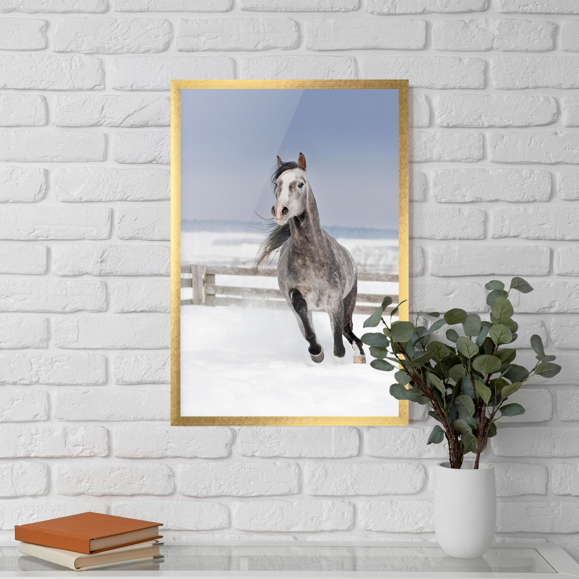 Horse Running Free mockup 5