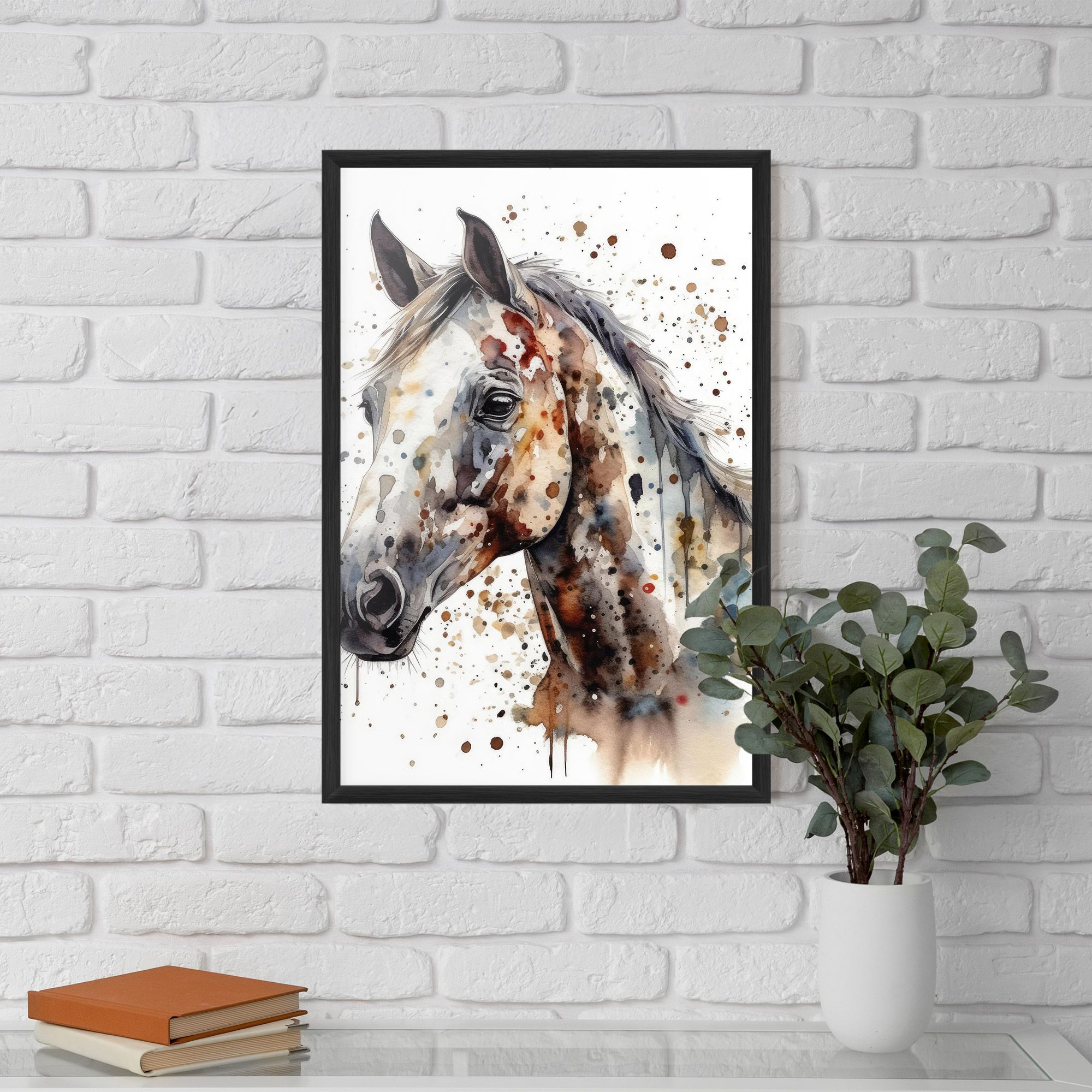 Watercolor Horse mockup 5