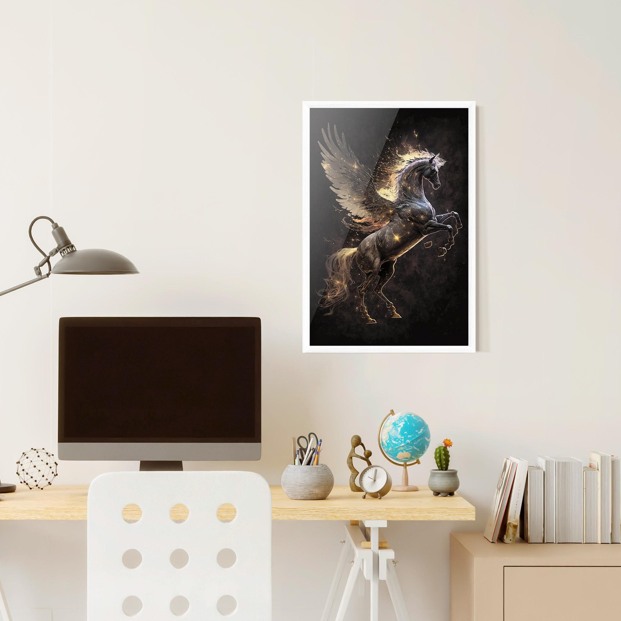 Gerahmte Poster Galaxy Pegasus mockup 6