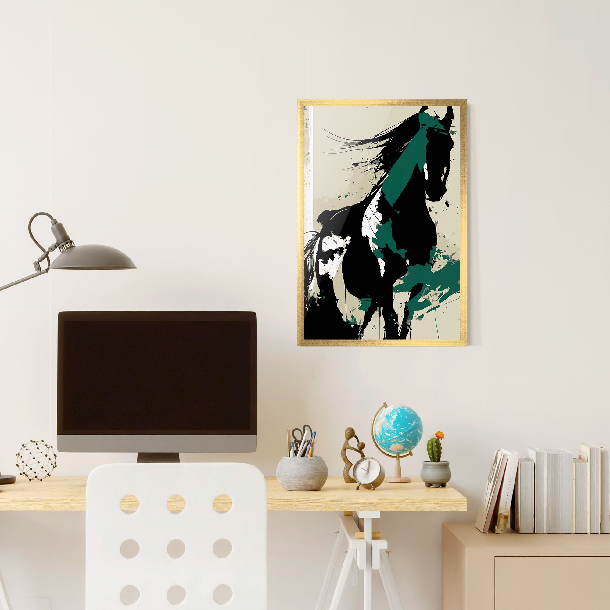 Black Green Horse mockup 6