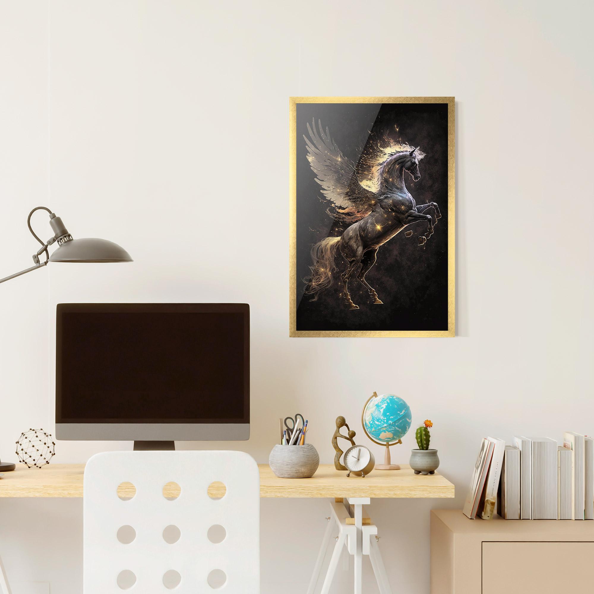Gerahmte Poster Galaxy Pegasus mockup 6