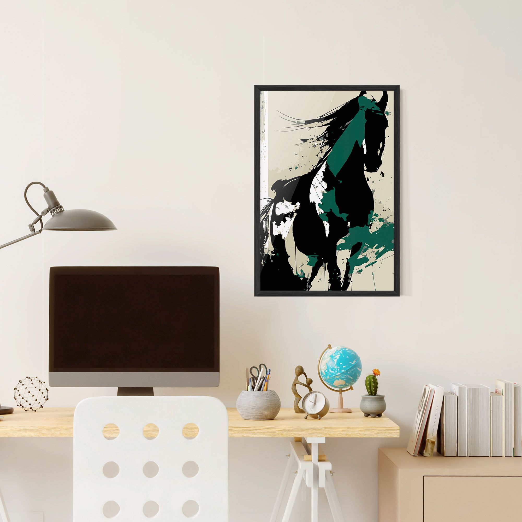 Black Green Horse mockup 6