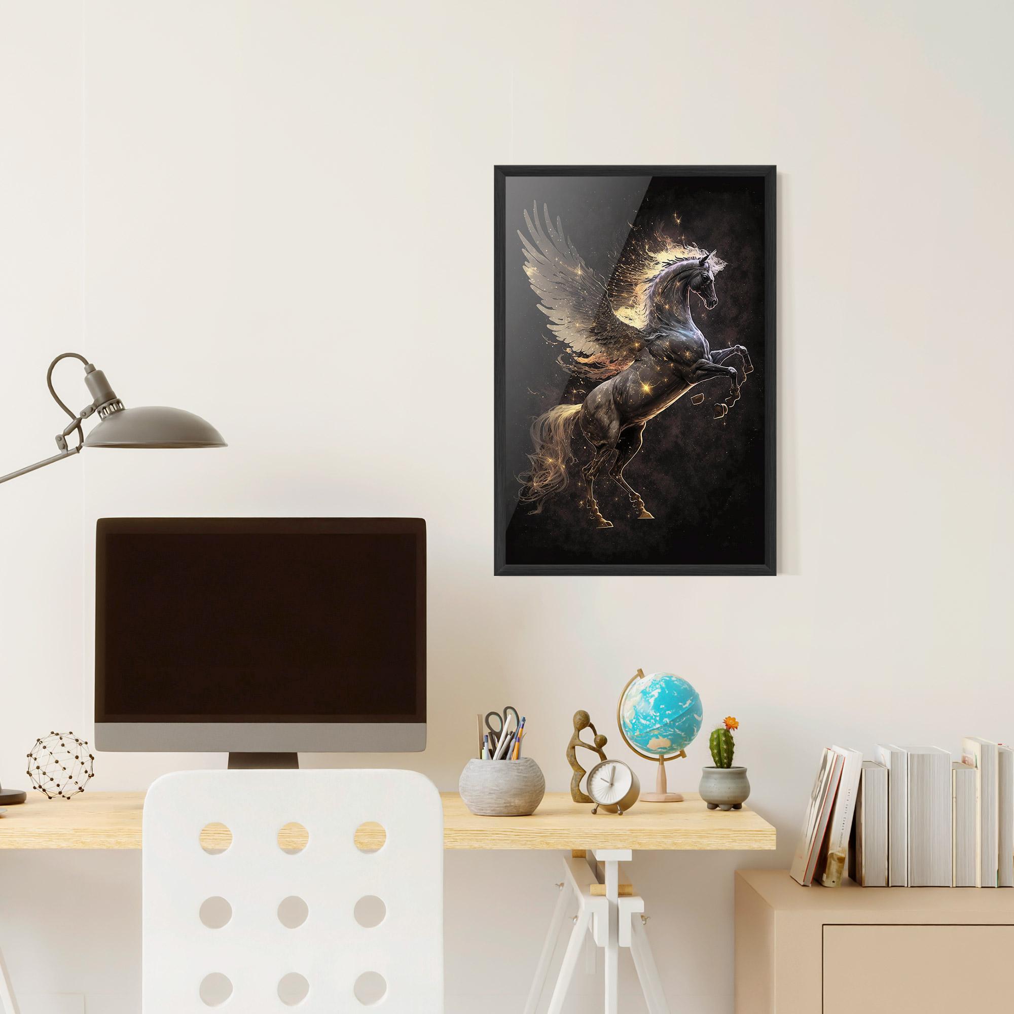 Gerahmte Poster Galaxy Pegasus mockup 6