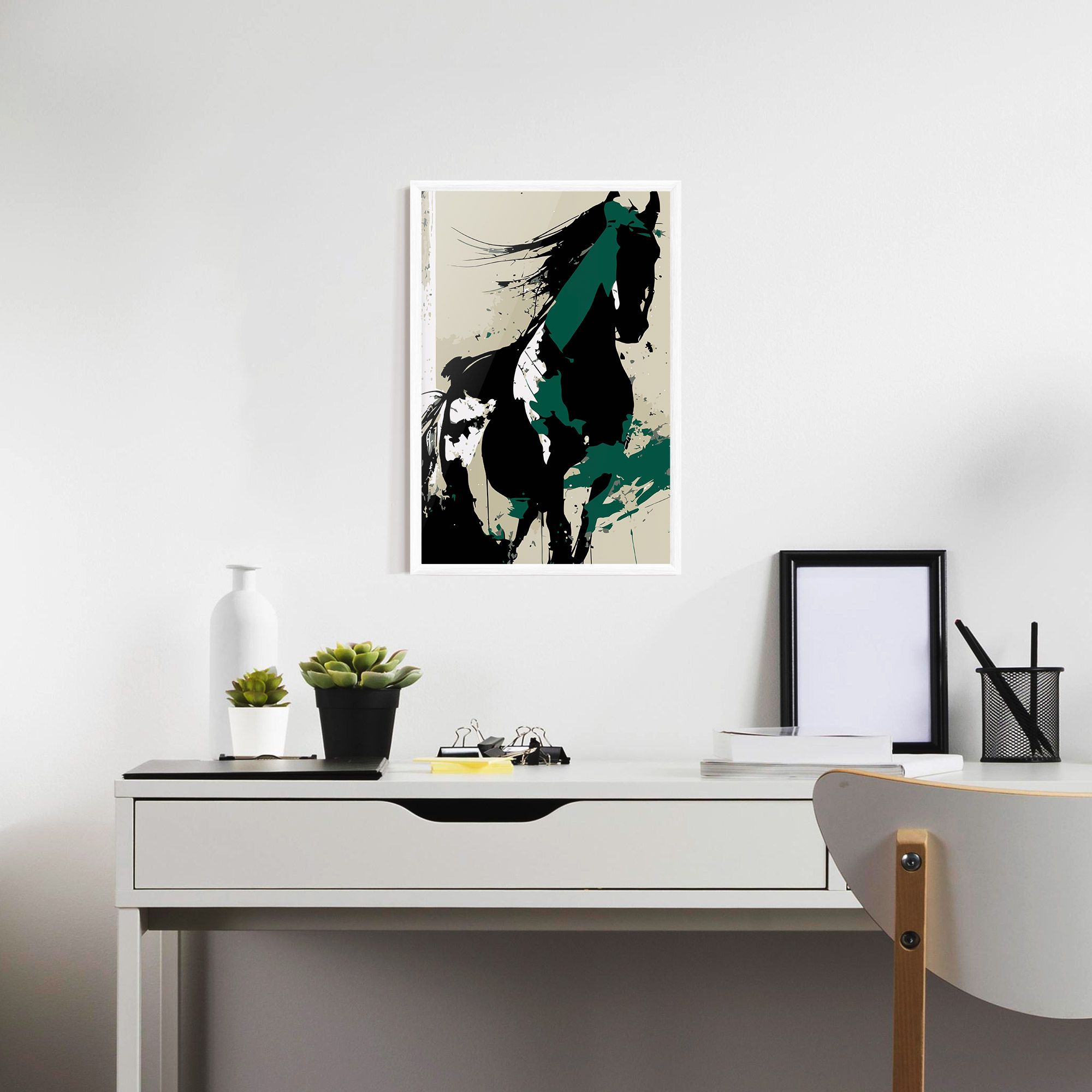 Black Green Horse mockup 7