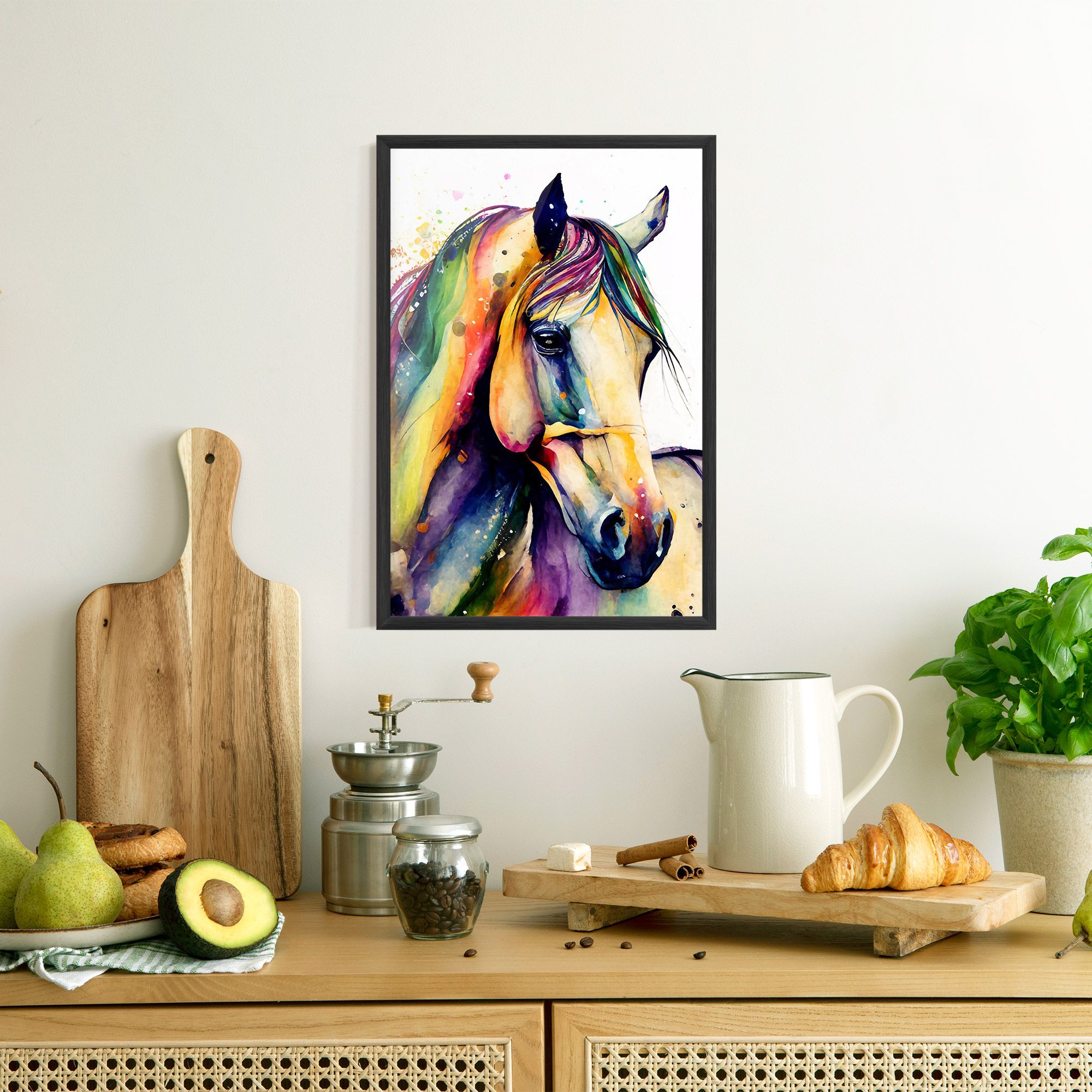 Colorful Horse mockup 8