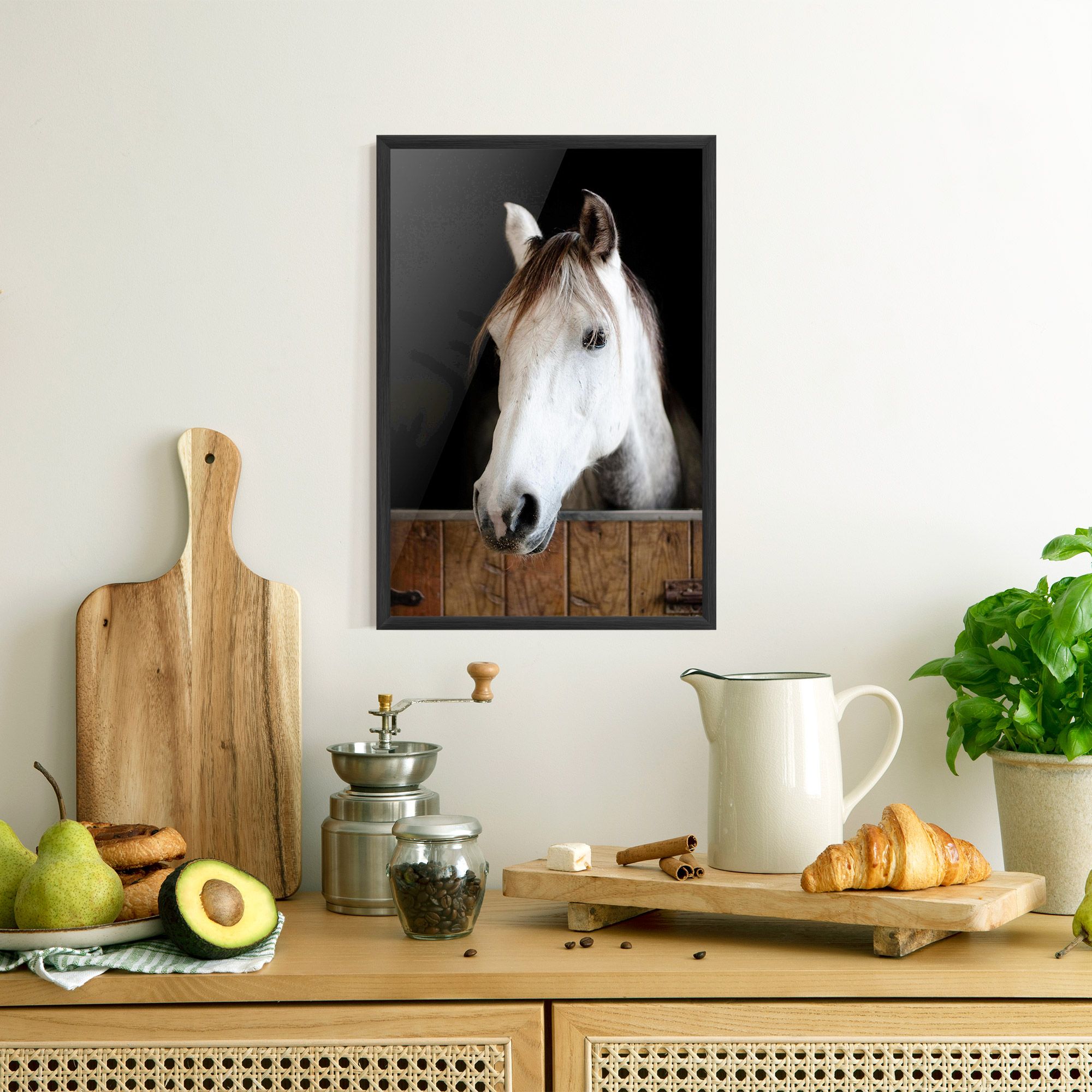 Grey Horse Head mockup 8