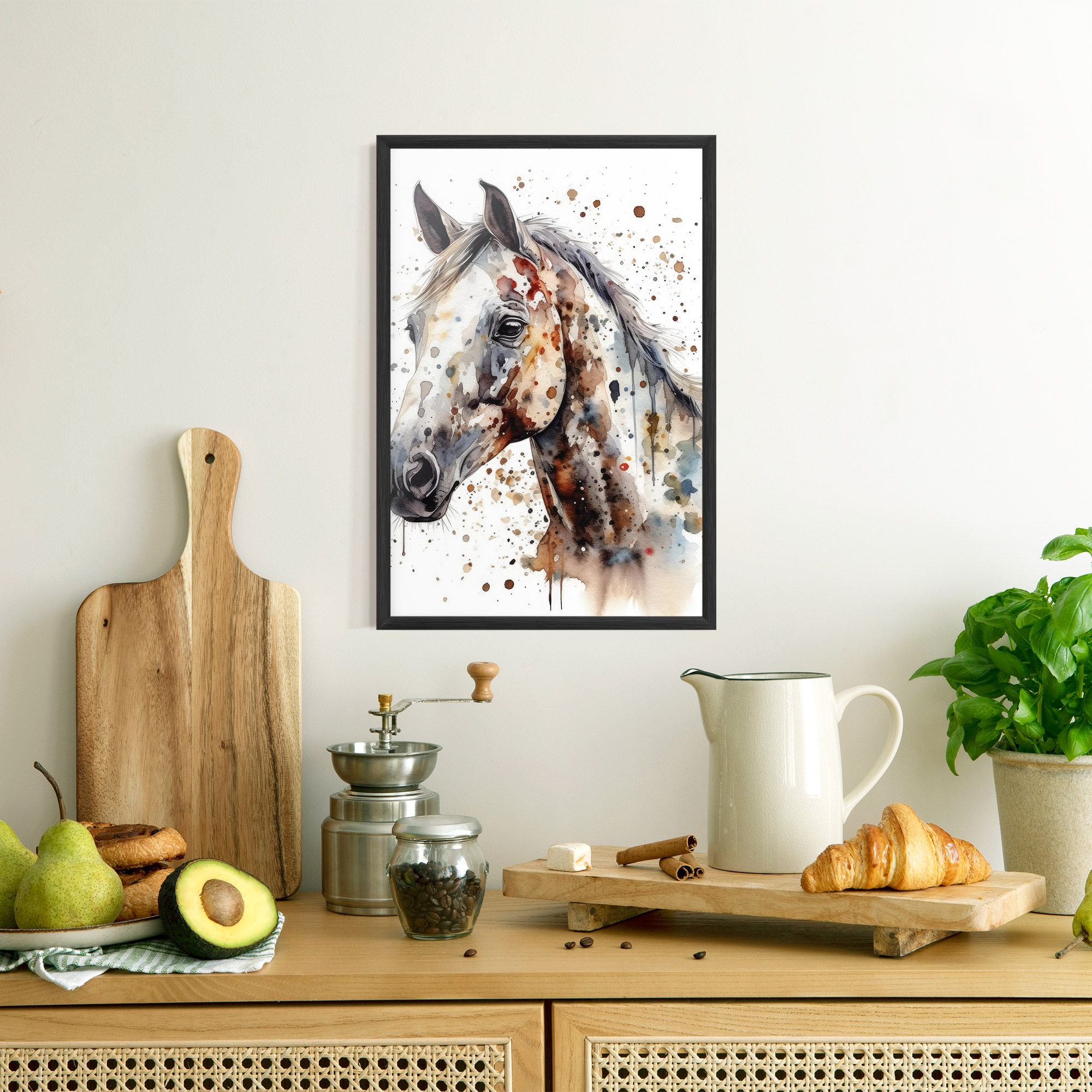 Watercolor Horse mockup 8