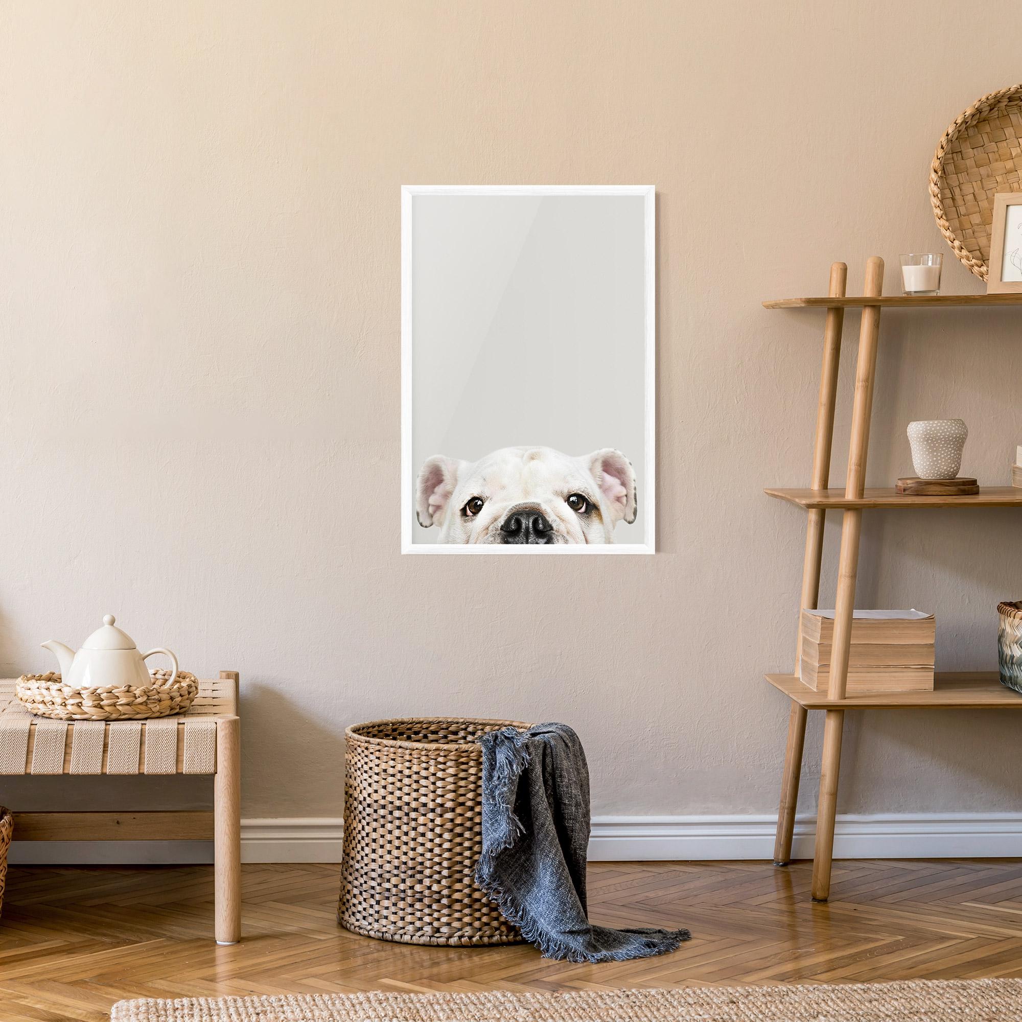 Gerahmte Poster Bulldog Eyes mockup 9