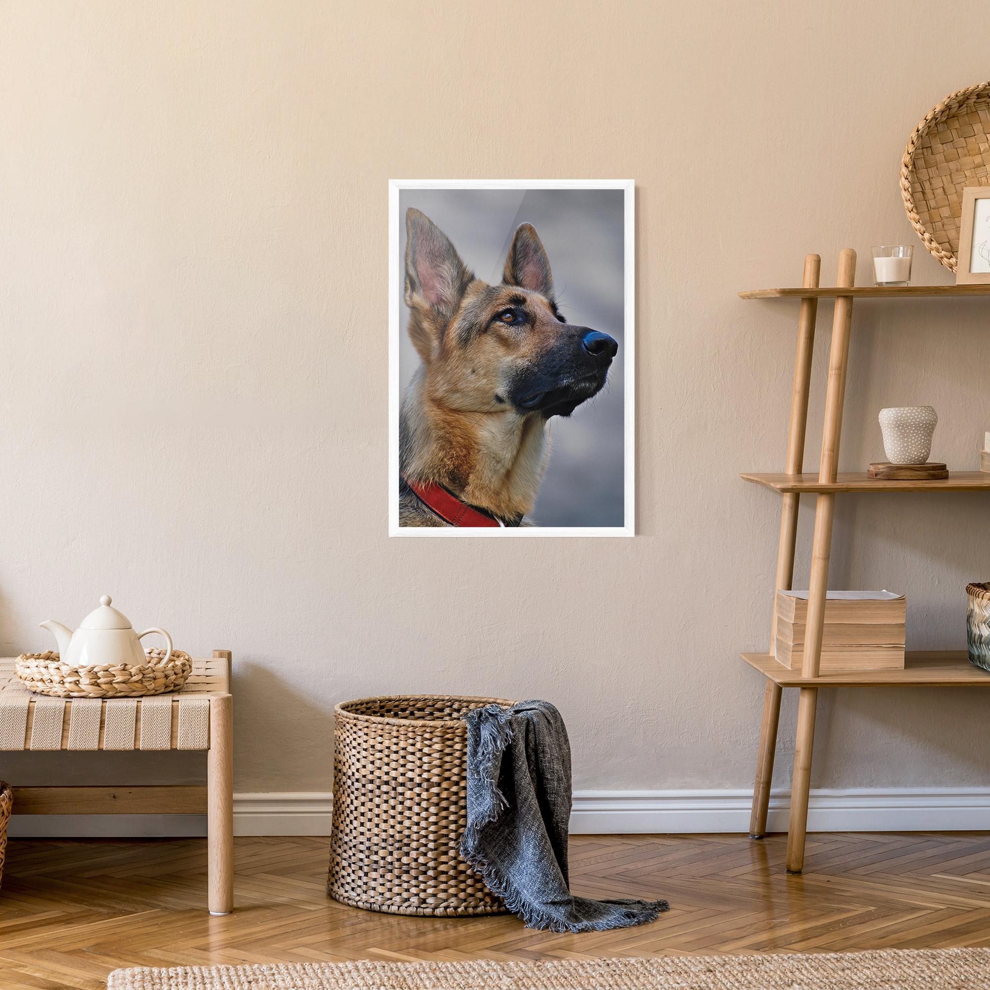 Gerahmte Poster German Shepherd mockup 9