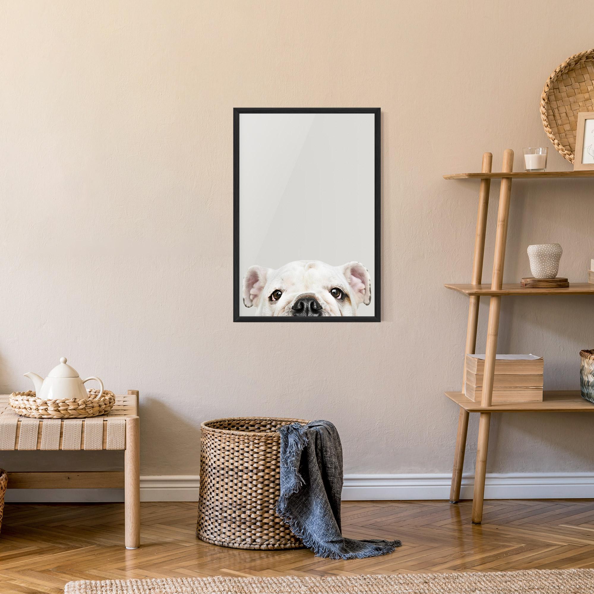 Gerahmte Poster Bulldog Eyes mockup 9