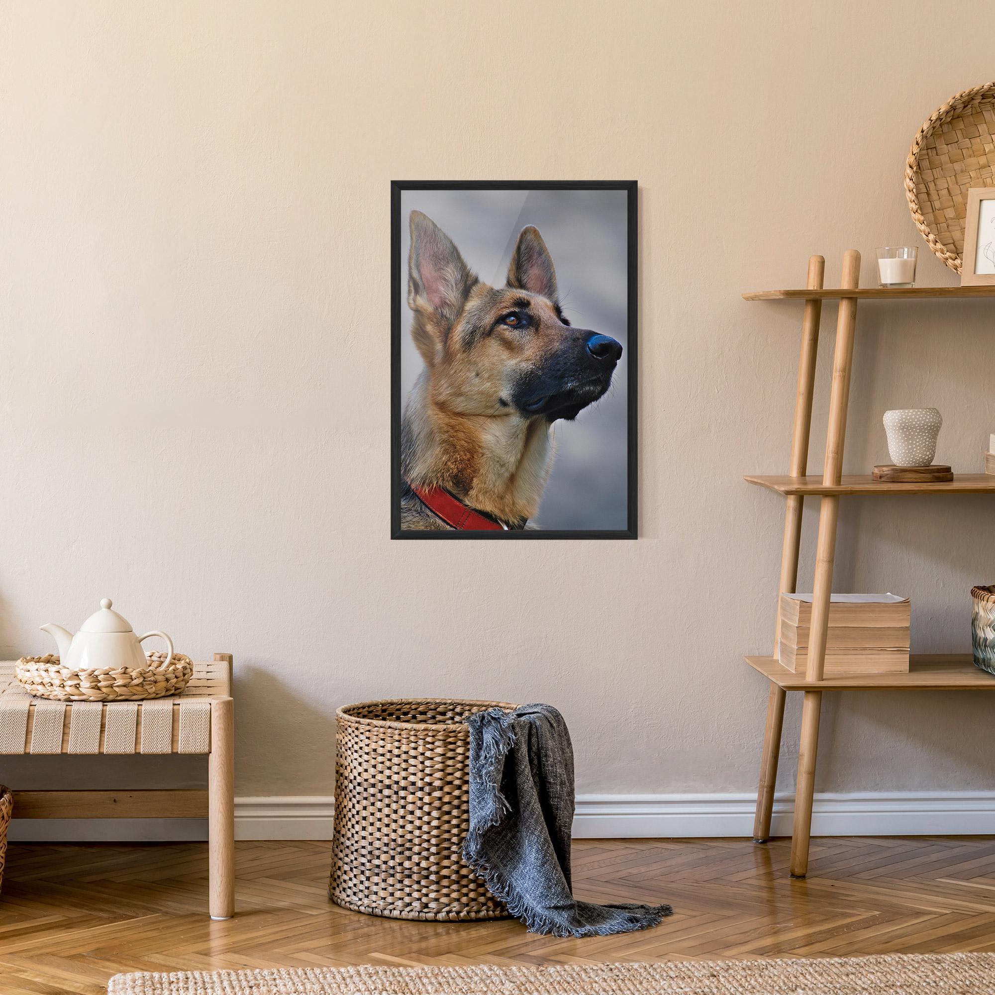 Gerahmte Poster German Shepherd mockup 9
