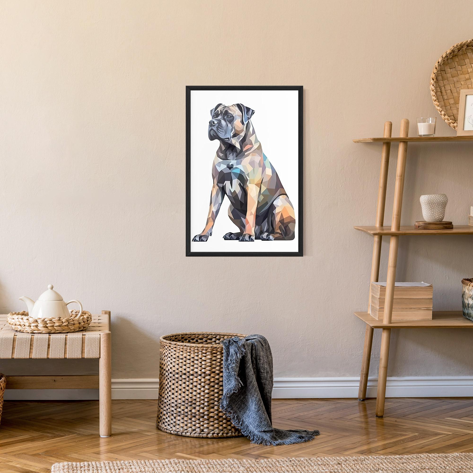 Gerahmte Poster Watercolor Cane Corso mockup 9