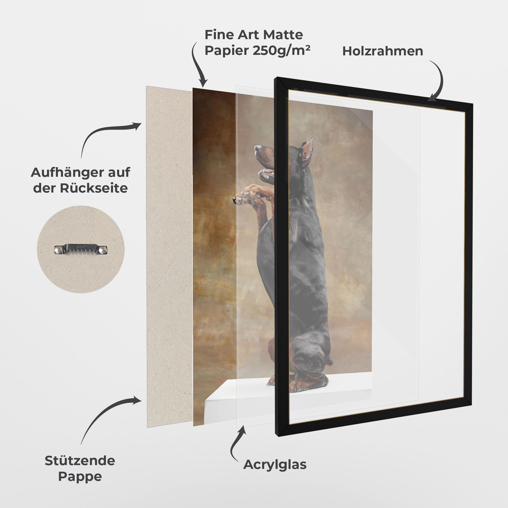 Doberman Standing mockup 1