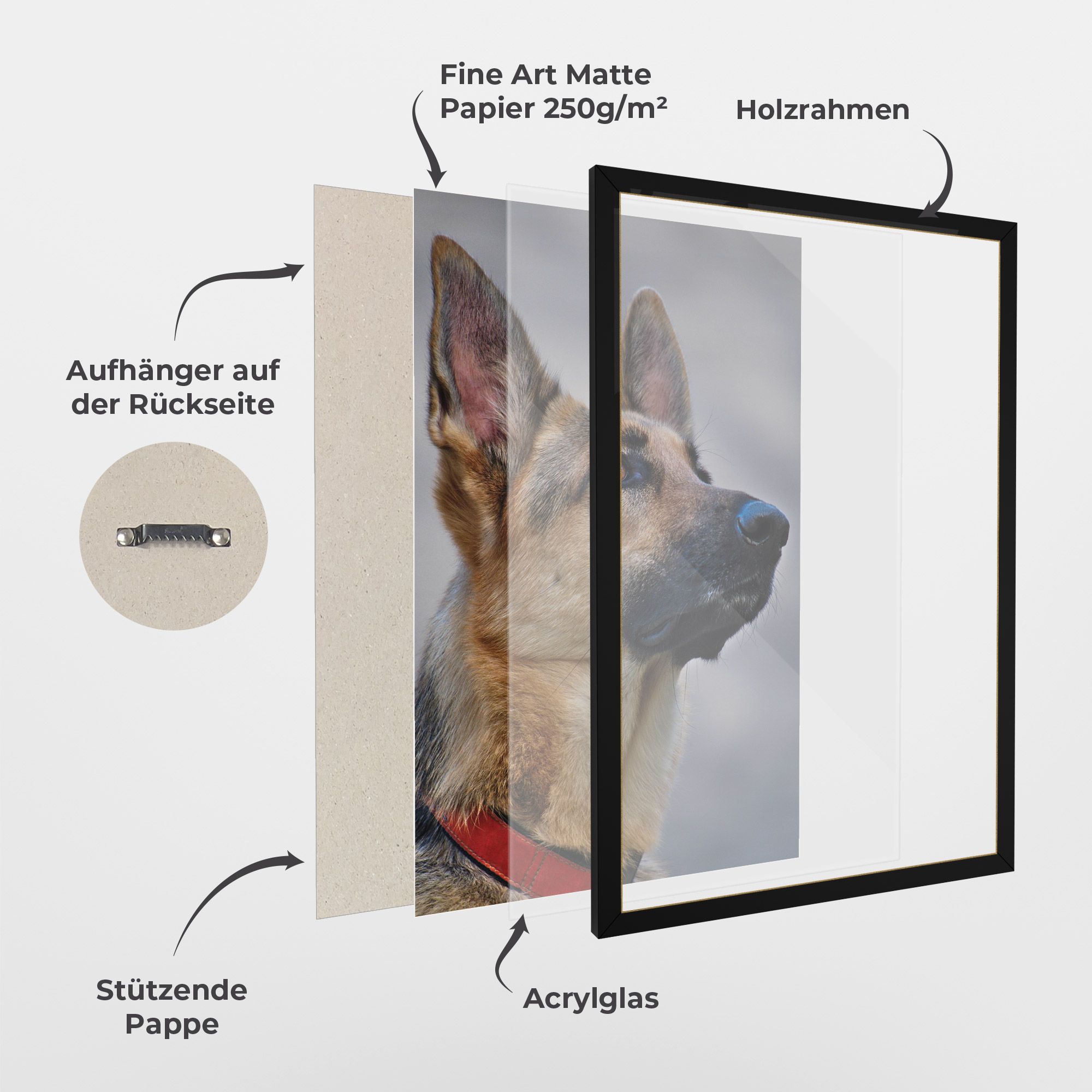 German Shepherd mockup 1