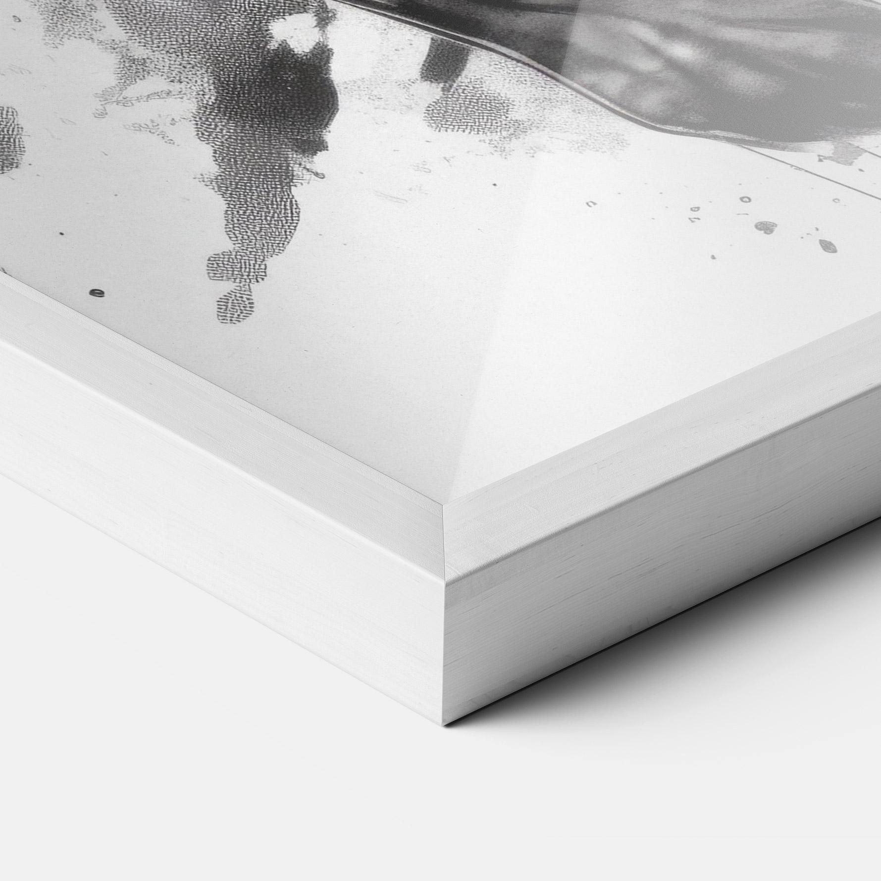 Gerahmte Poster Angry Dog Jump mockup 3