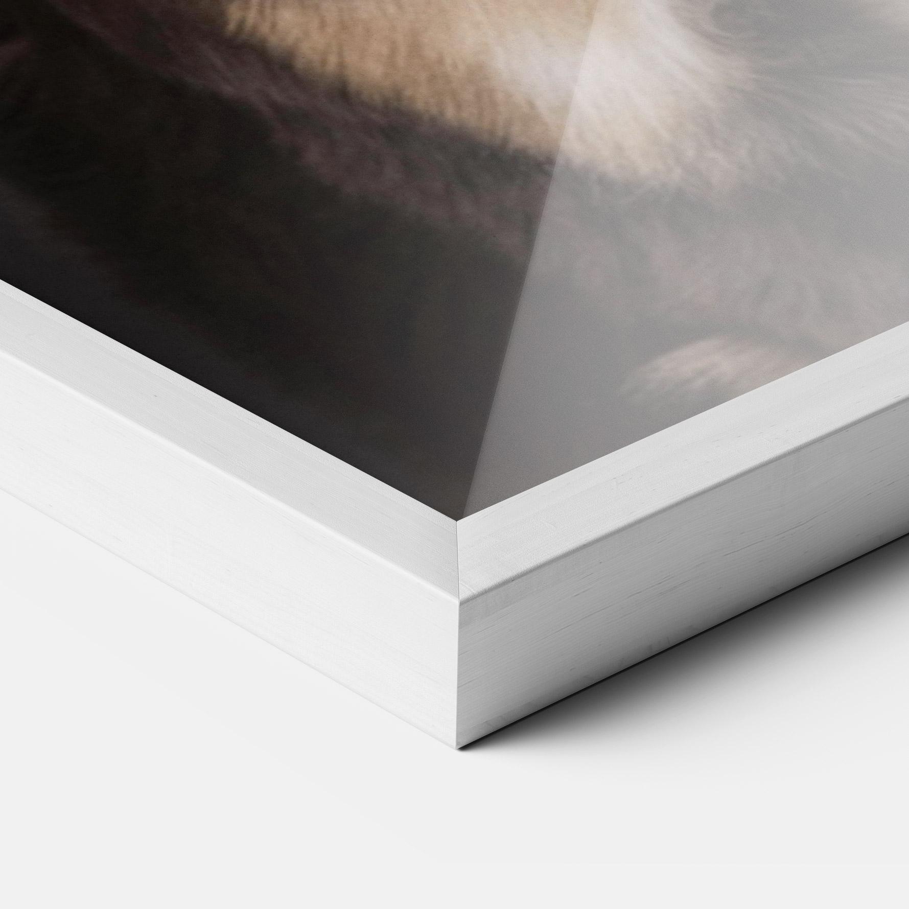 Gerahmte Poster Cute Dog Sitting mockup 3