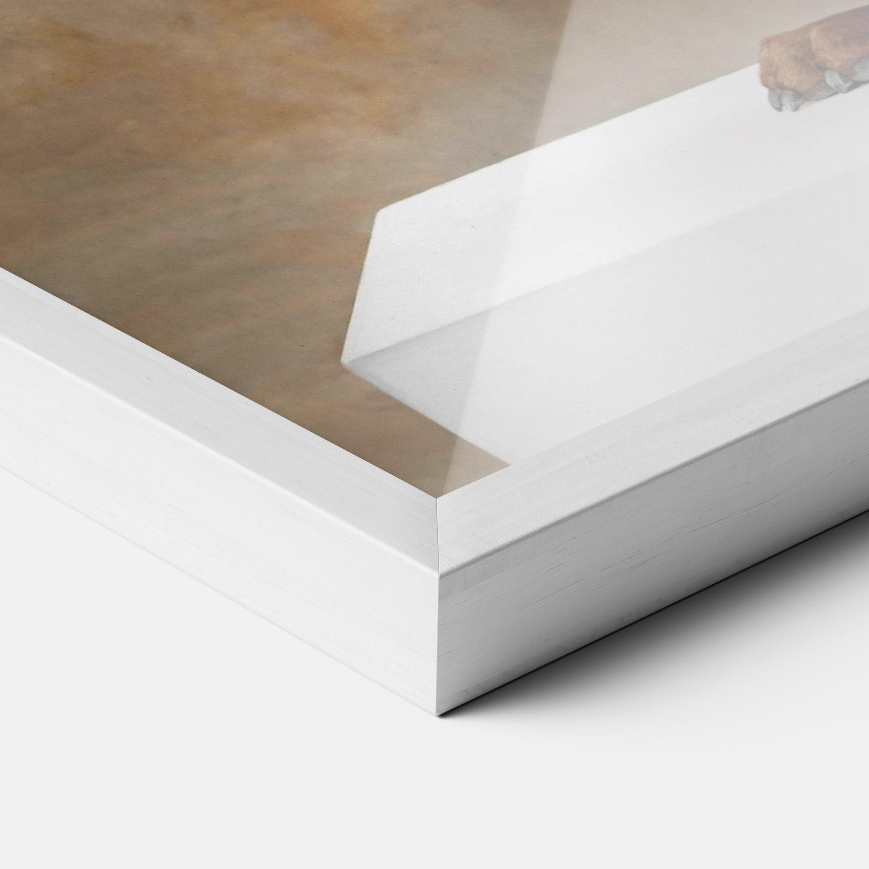 Gerahmte Poster Doberman Standing mockup 3