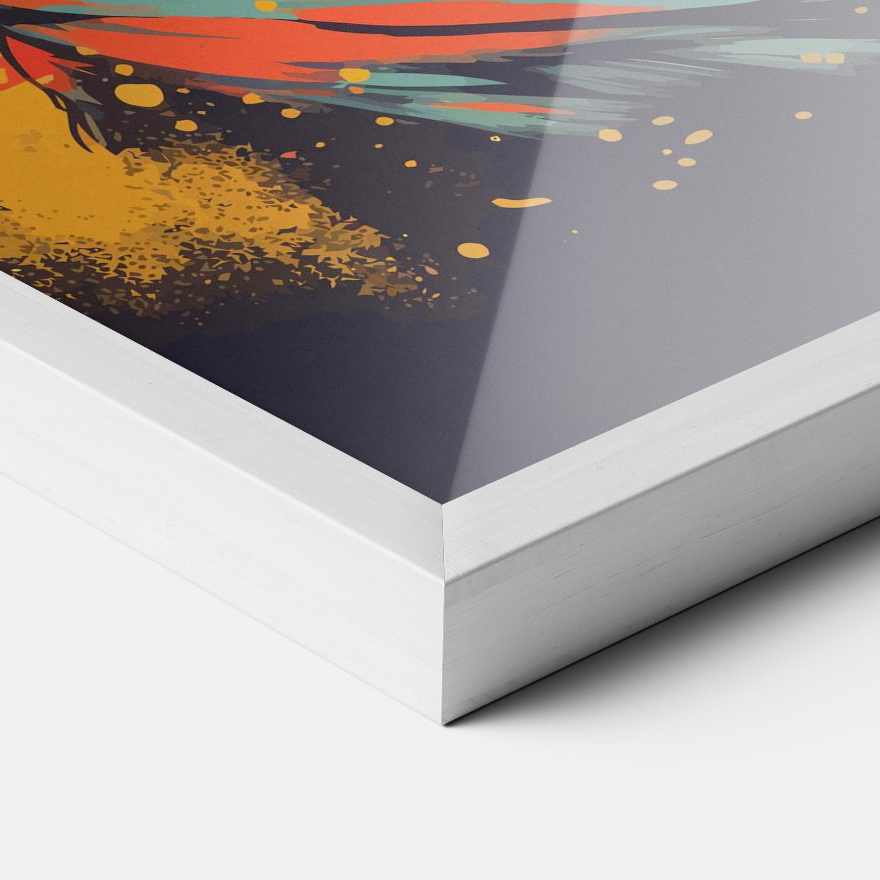 Gerahmte Poster Sunglasses Dog mockup 3