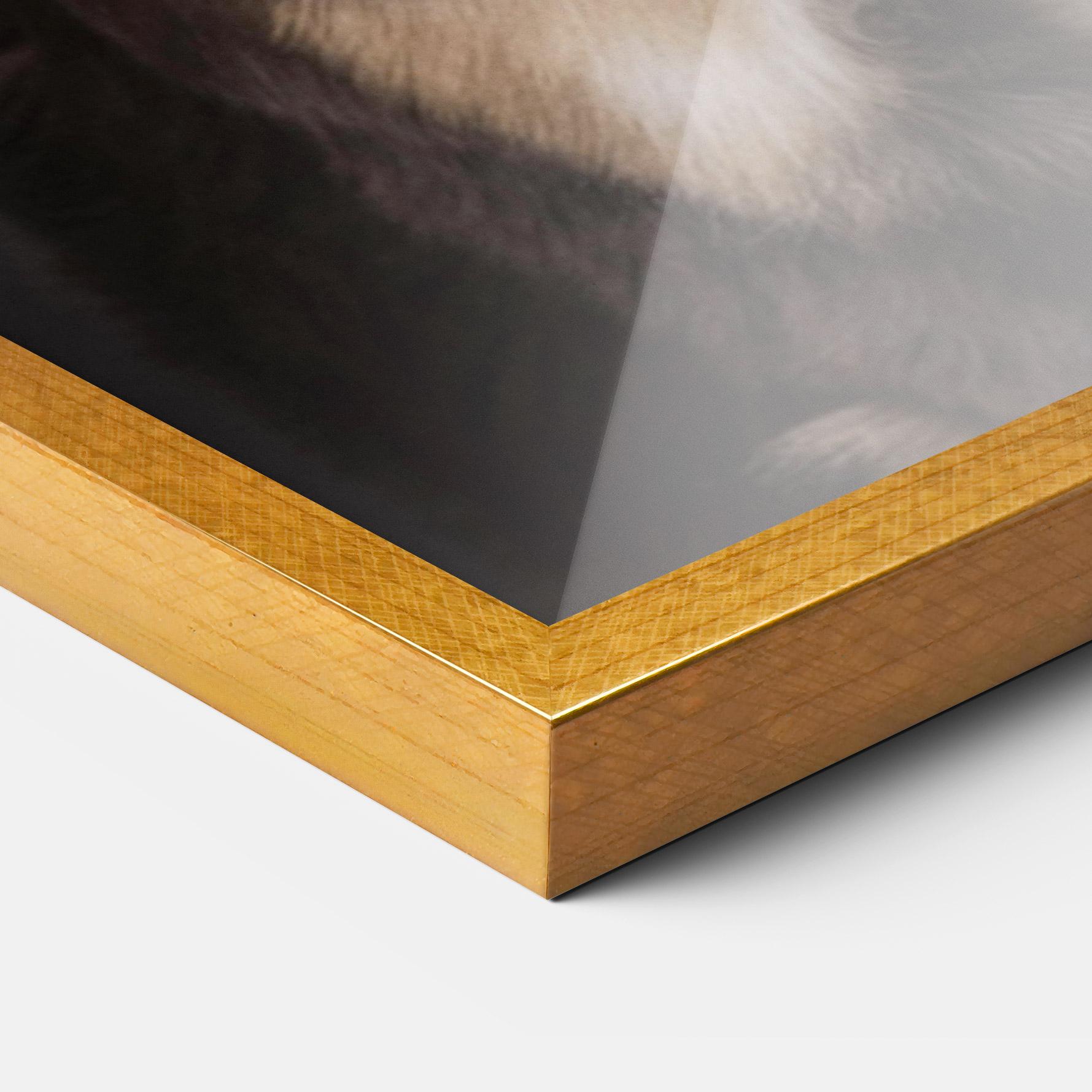 Gerahmte Poster Cute Dog Sitting mockup 3