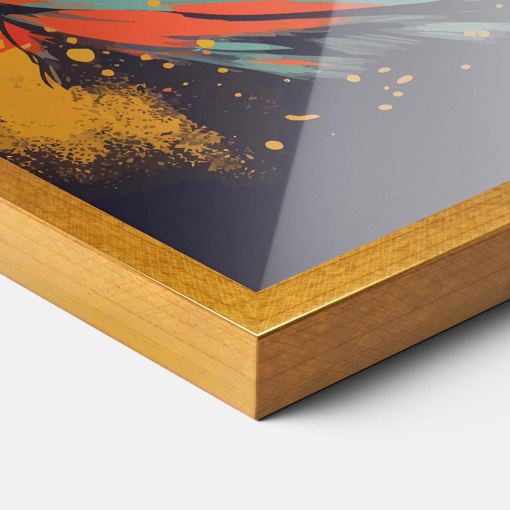 Gerahmte Poster Sunglasses Dog mockup 3