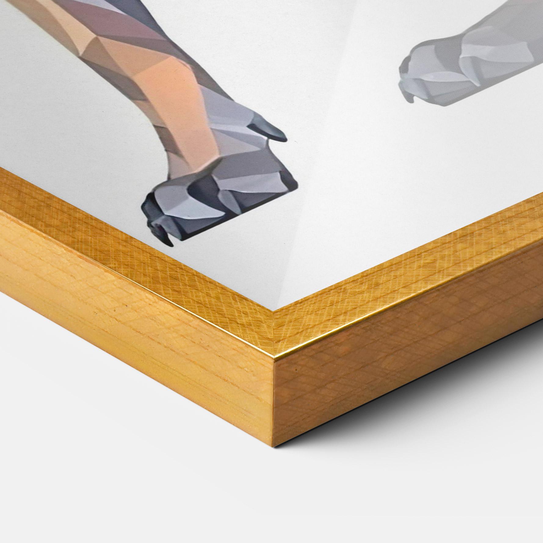 Gerahmte Poster Watercolor Cane Corso mockup 3