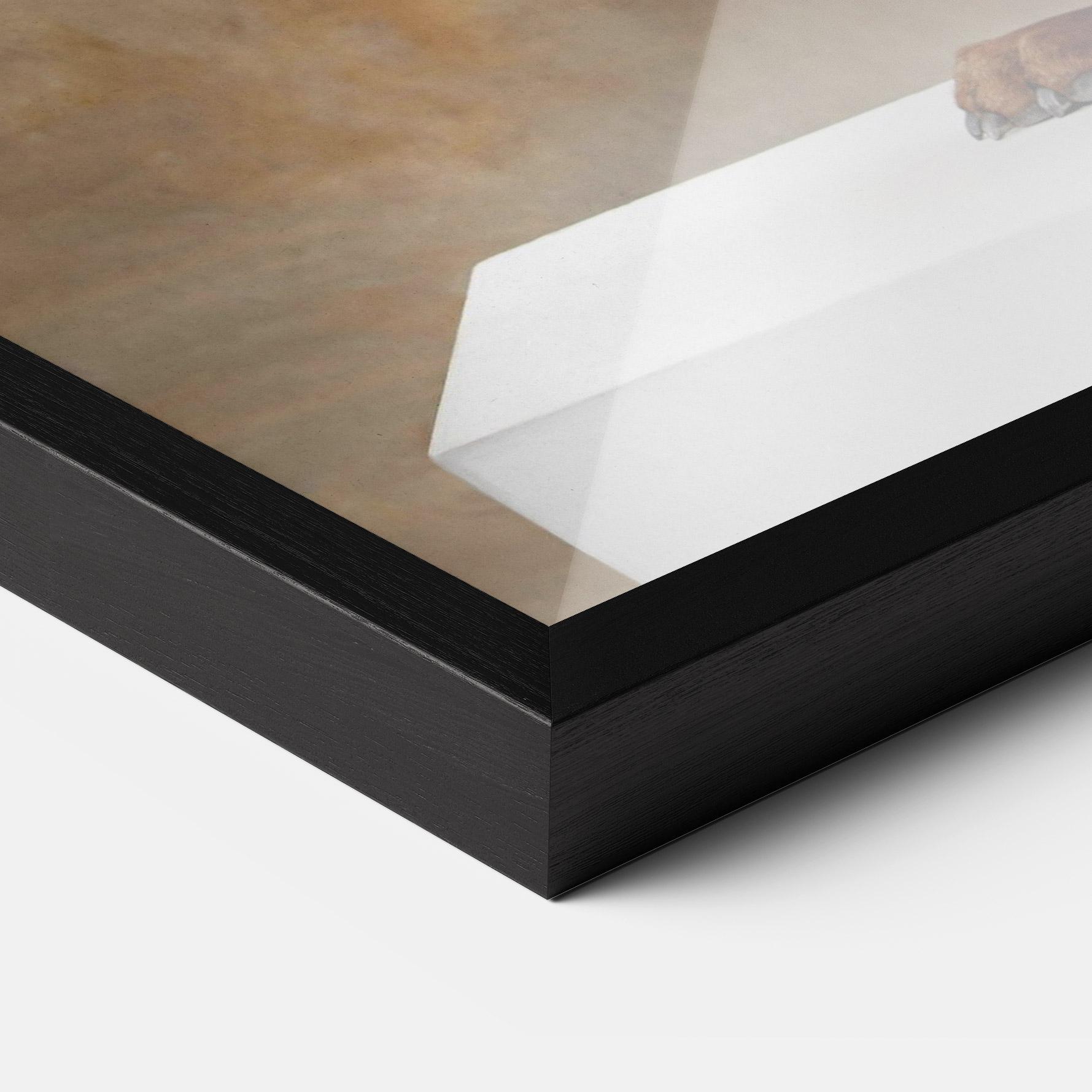 Gerahmte Poster Doberman Standing mockup 3