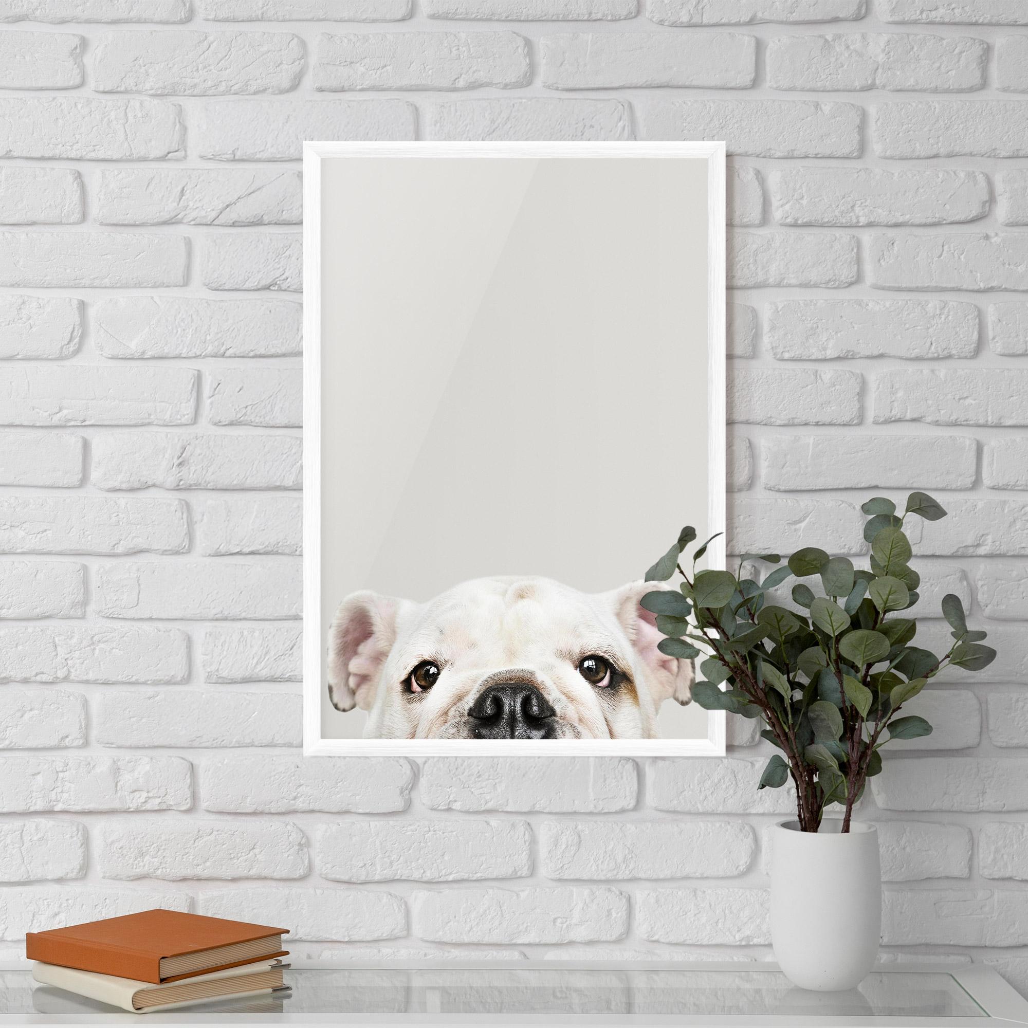 Gerahmte Poster Bulldog Eyes mockup 5