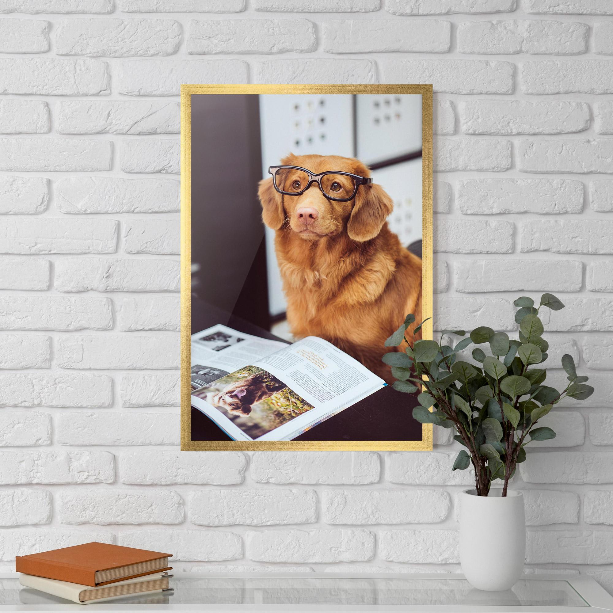 Gerahmte Poster Learning Dog mockup 5