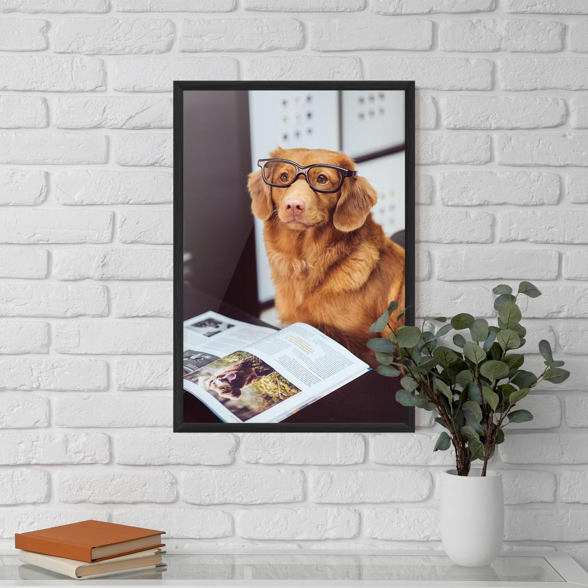 Gerahmte Poster Learning Dog mockup 5