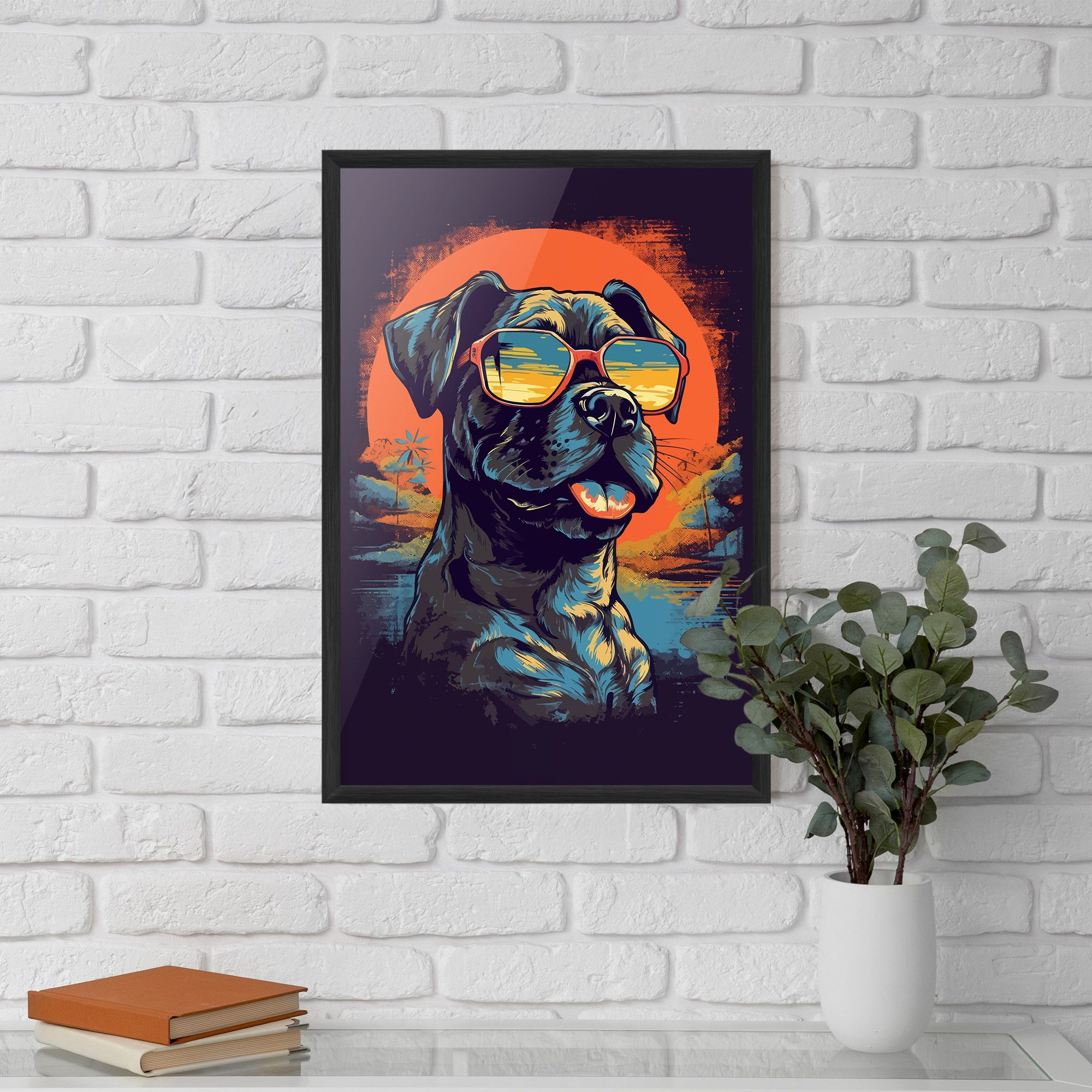 Sunset Dog mockup 5