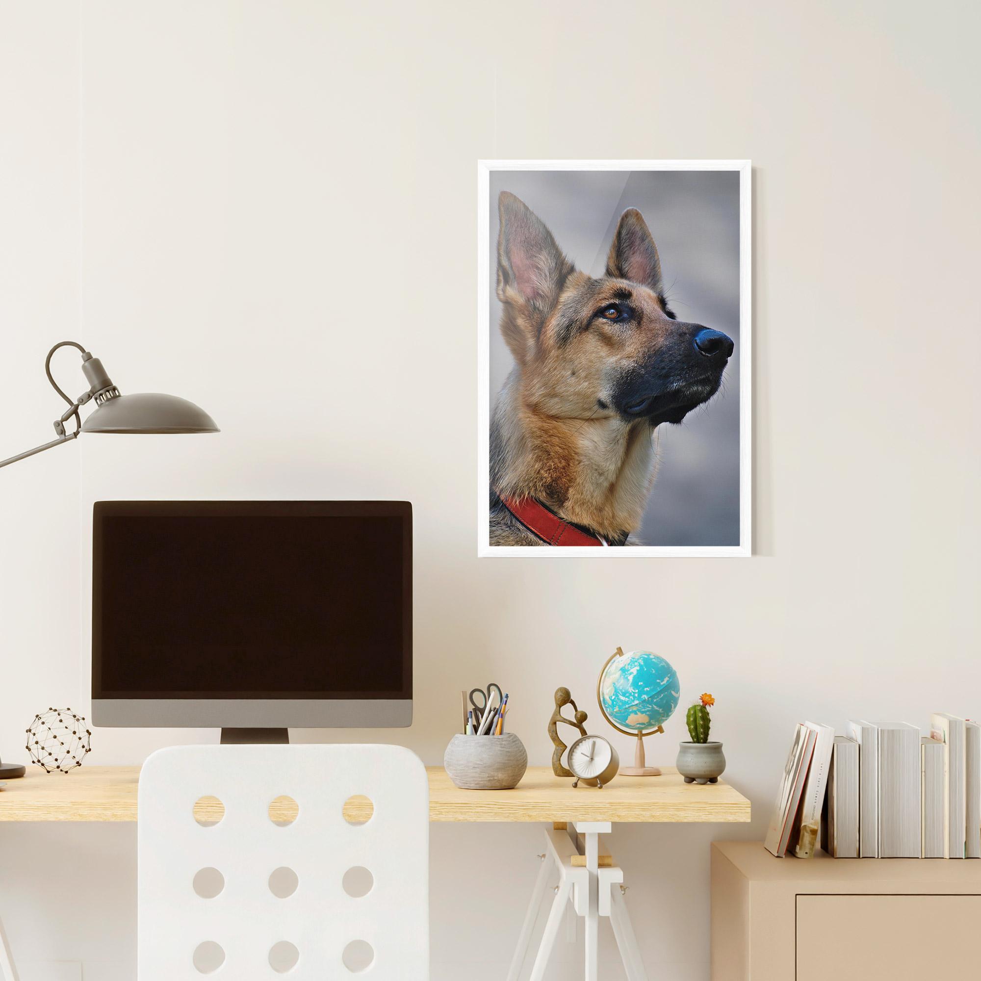 Gerahmte Poster German Shepherd mockup 6
