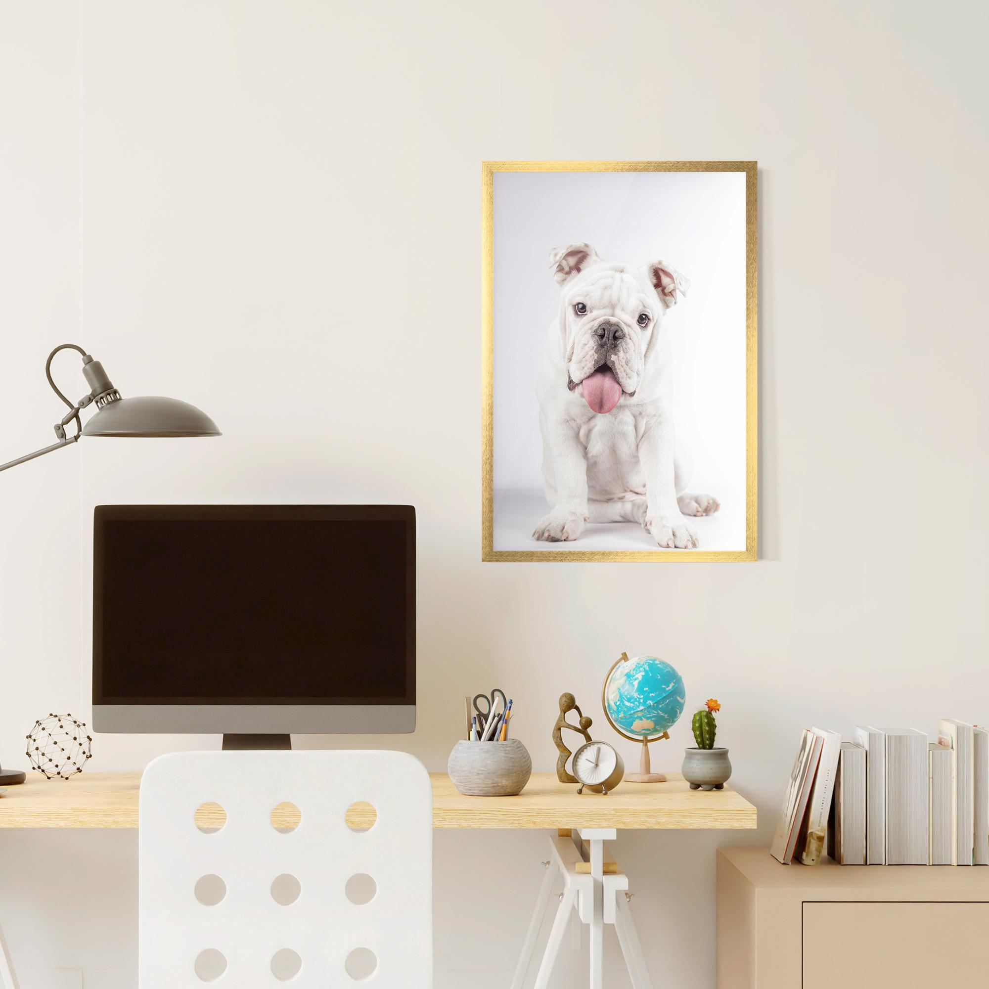 Gerahmte Poster English Bulldog mockup 6