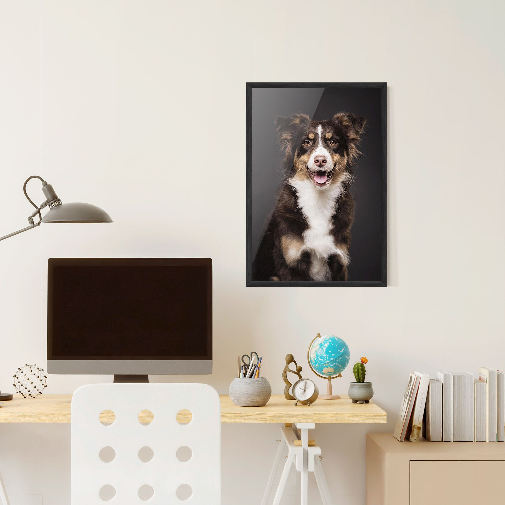 Cute Dog Sitting mockup 6