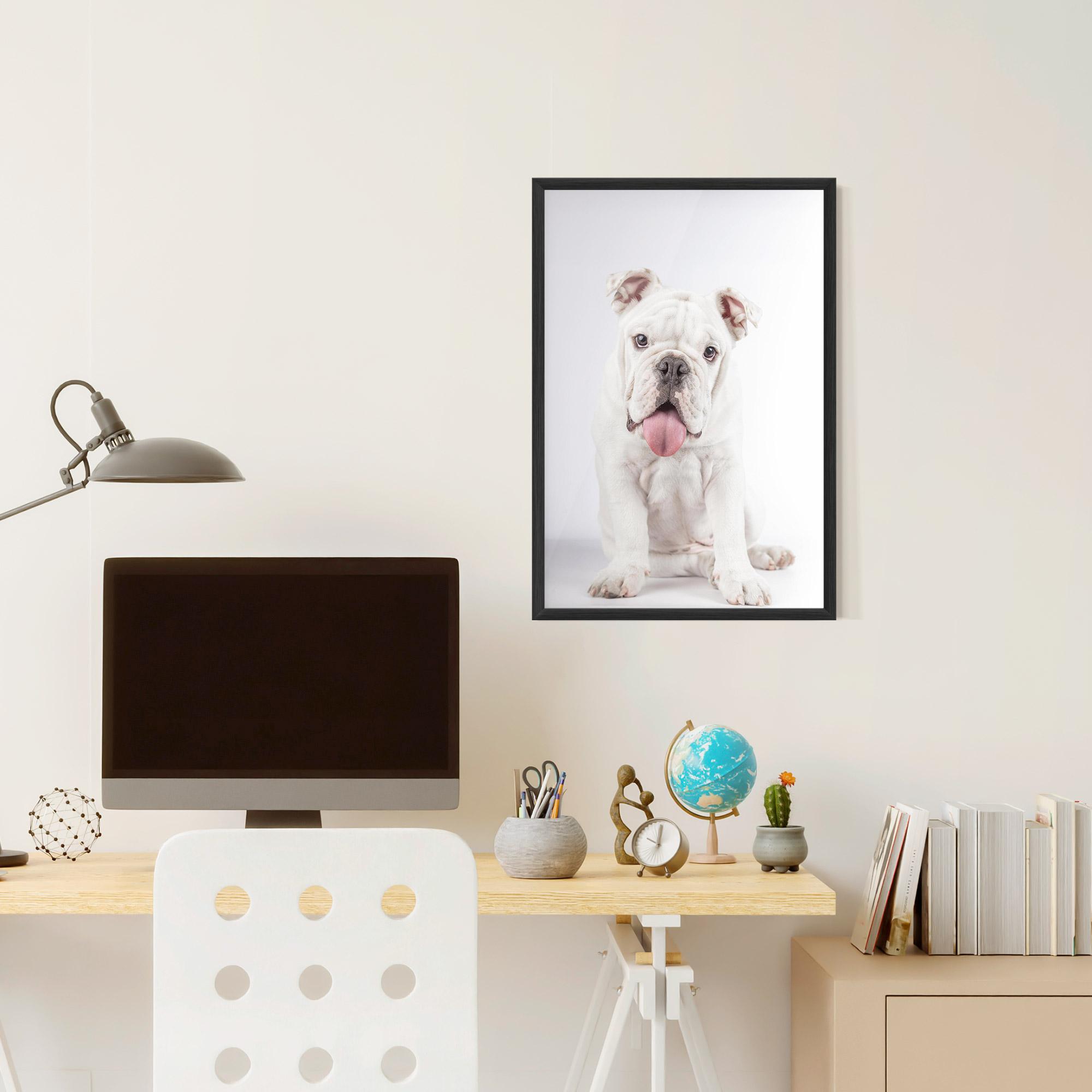 Gerahmte Poster English Bulldog mockup 6