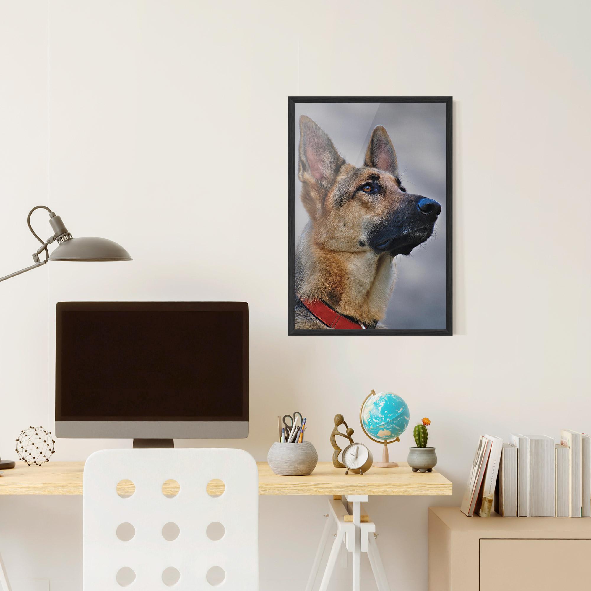 Gerahmte Poster German Shepherd mockup 6