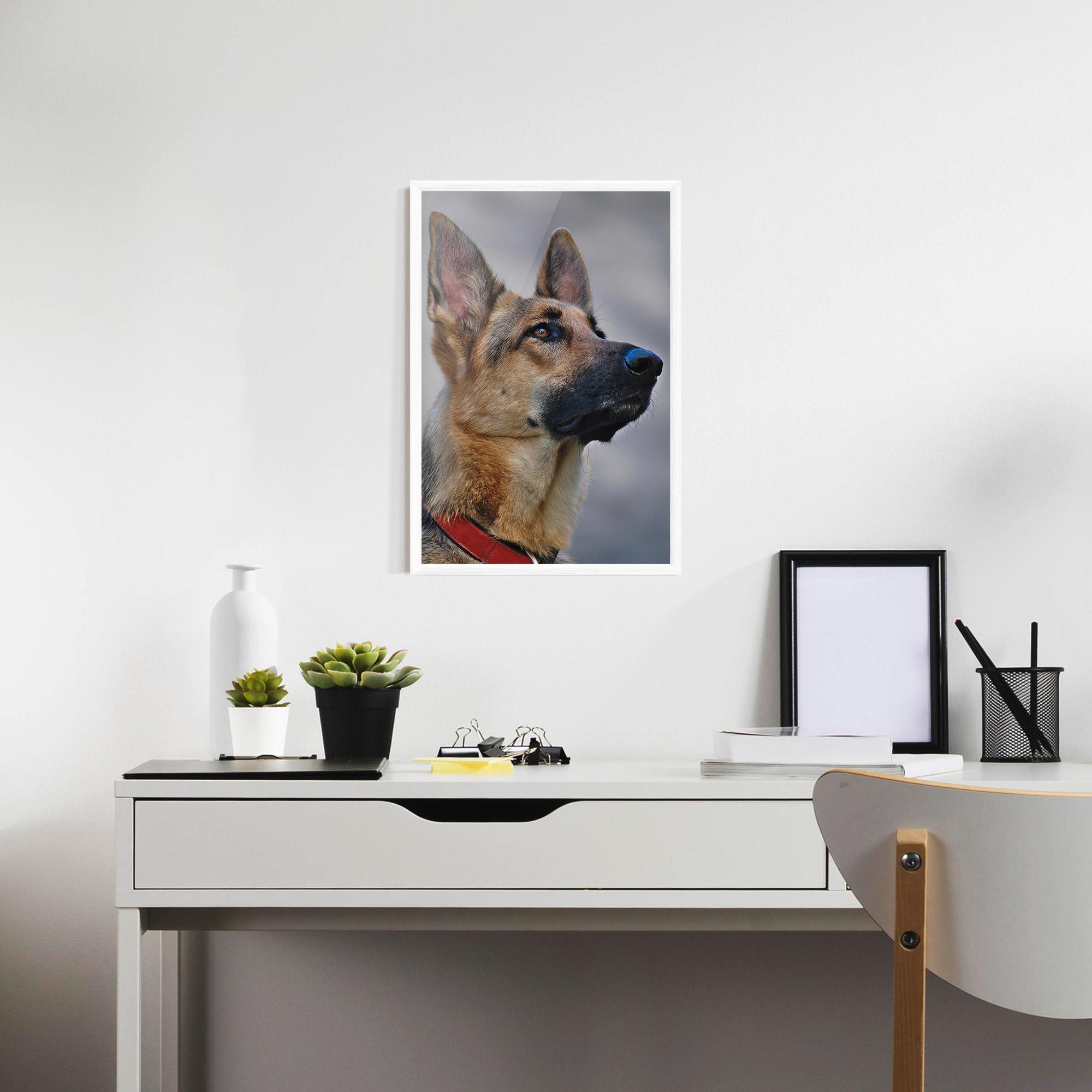 Gerahmte Poster German Shepherd mockup 7