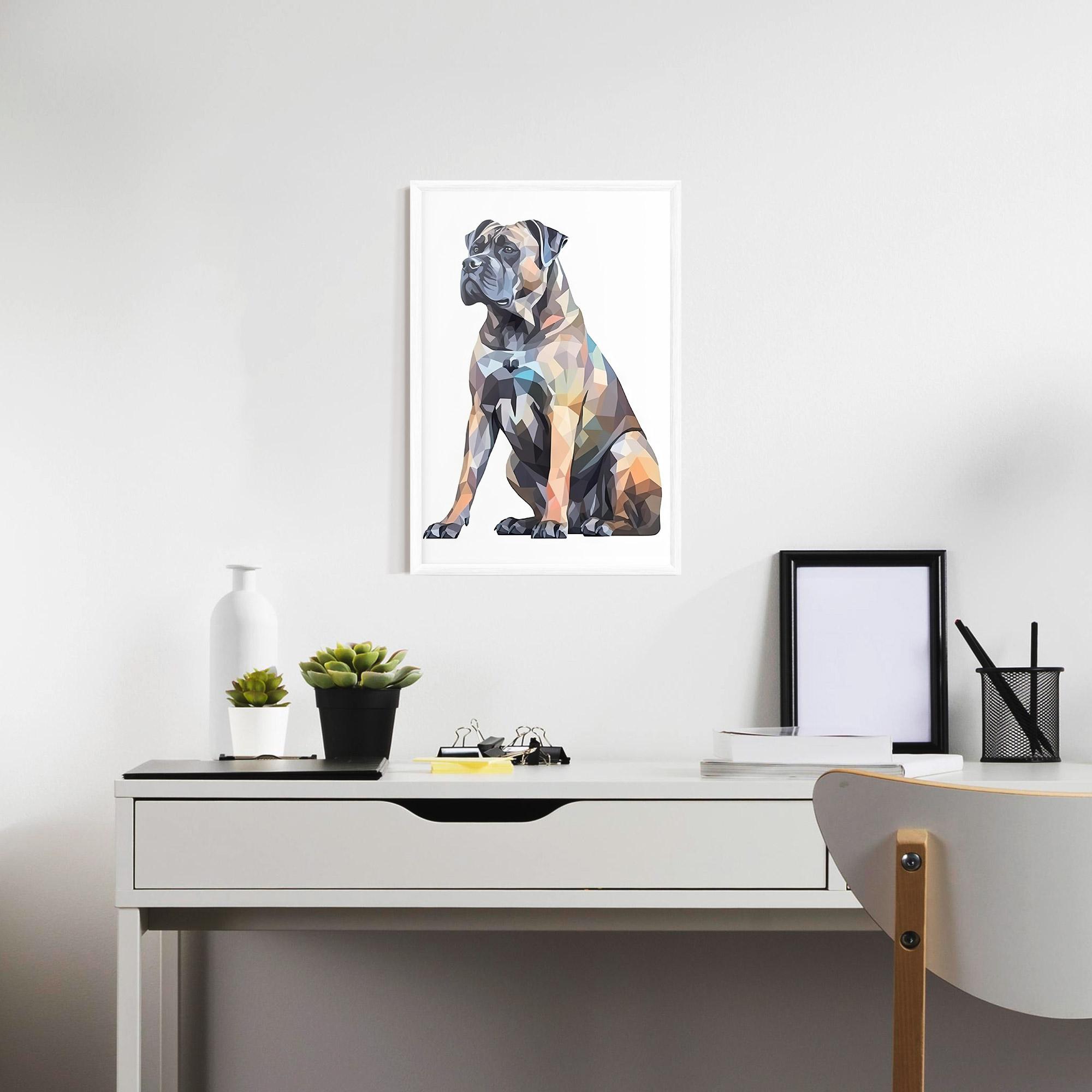 Gerahmte Poster Watercolor Cane Corso mockup 7