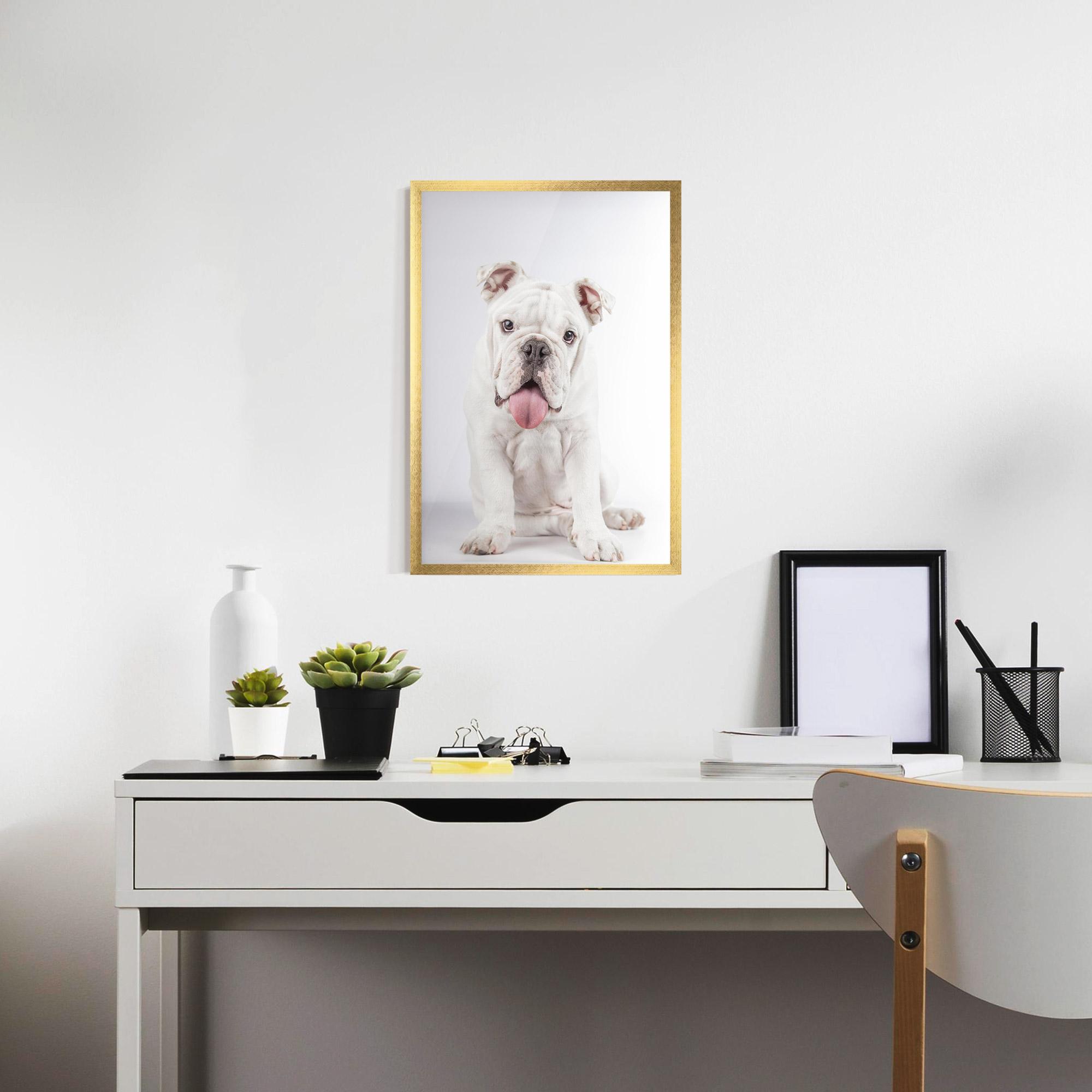 Gerahmte Poster English Bulldog mockup 7