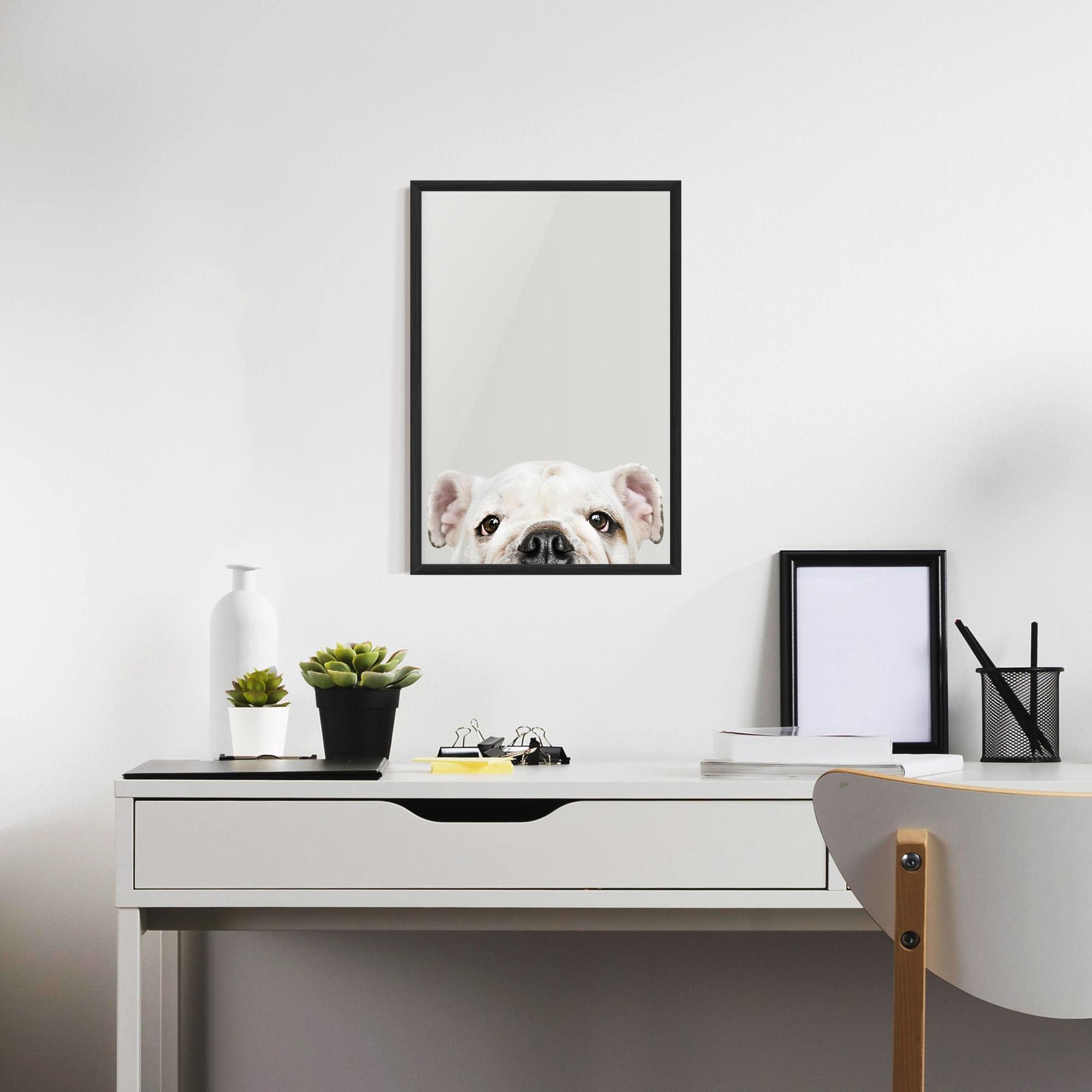Gerahmte Poster Bulldog Eyes mockup 7