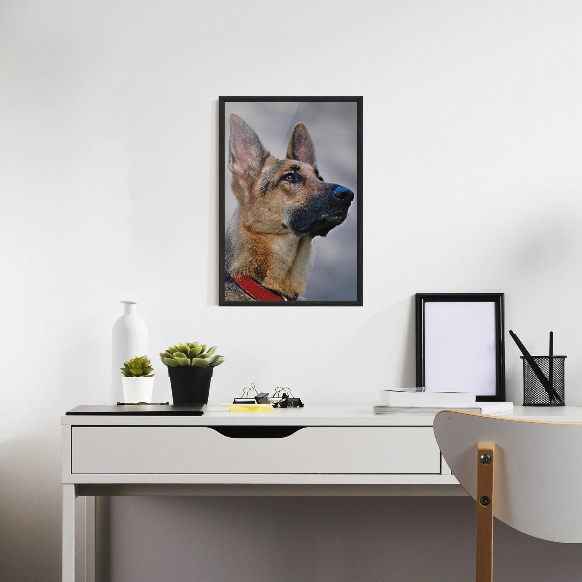 Gerahmte Poster German Shepherd mockup 7