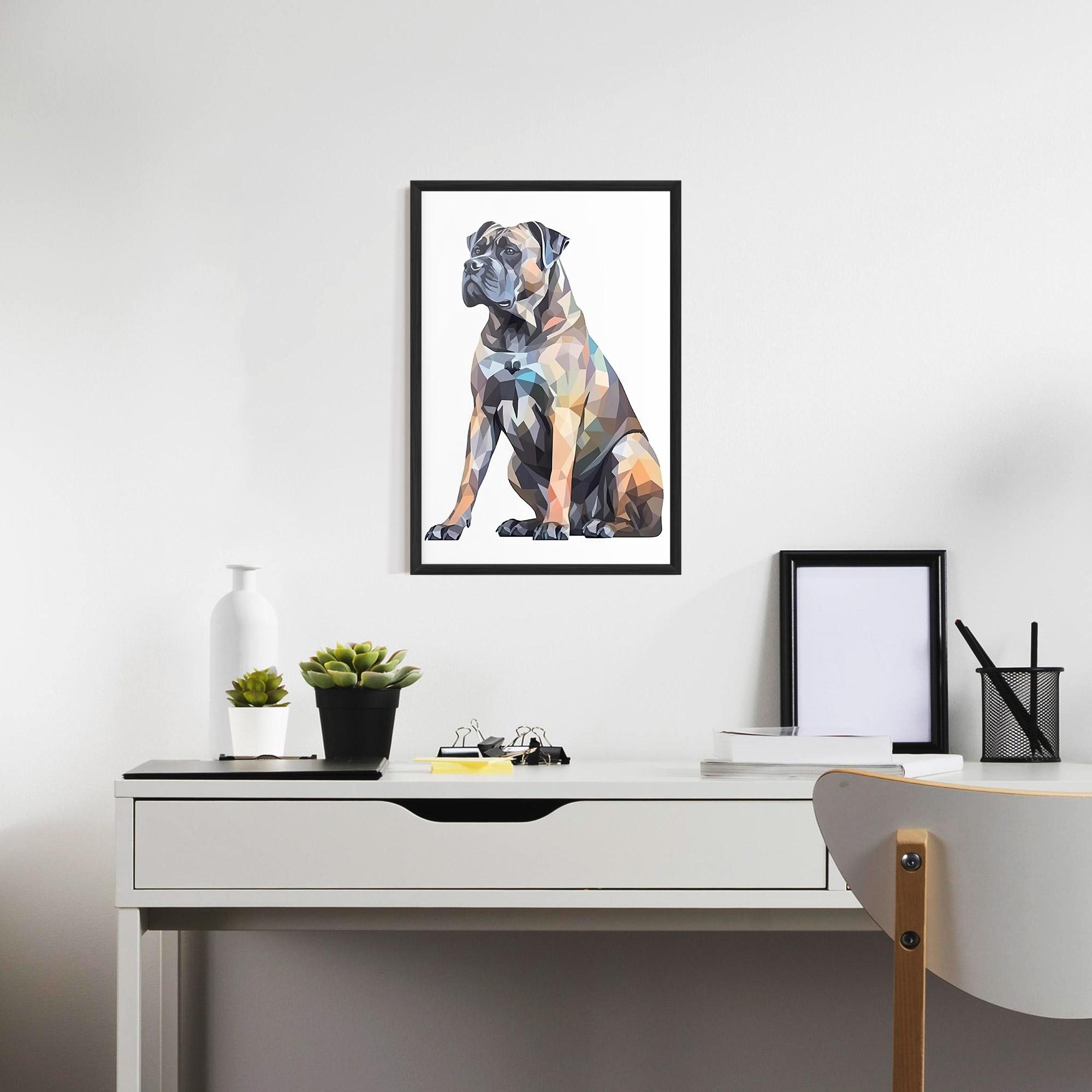 Gerahmte Poster Watercolor Cane Corso mockup 7